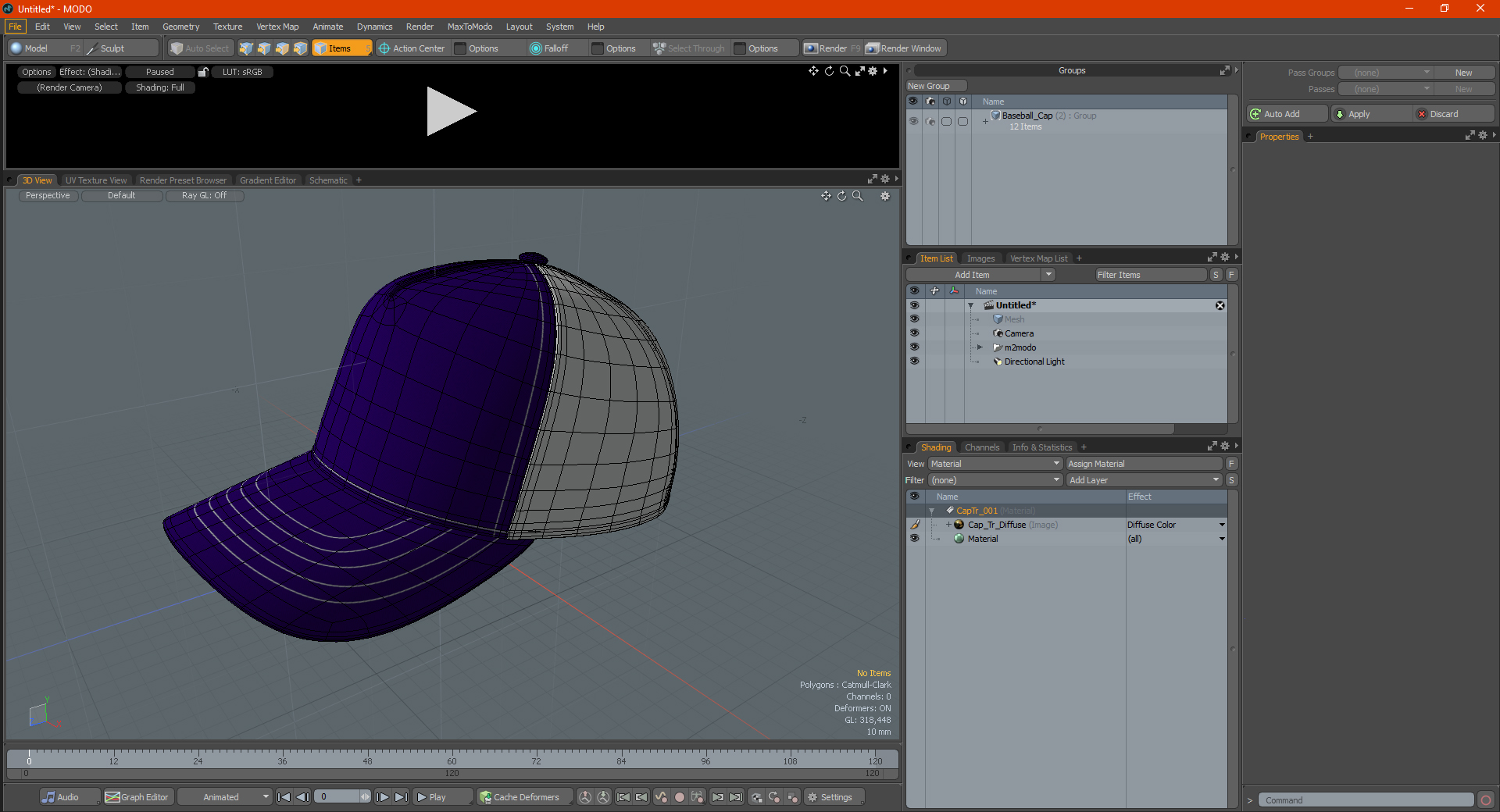 Baseball Cap 3D