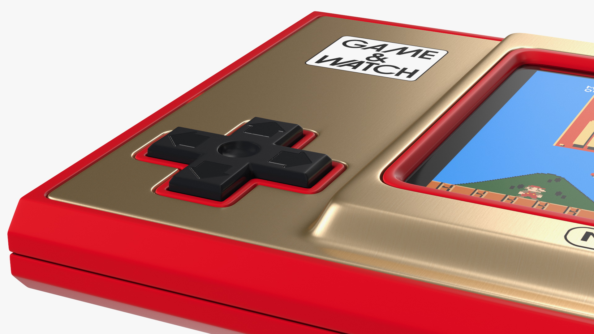 3D Nintendo Game and Watch Console Super Mario Bros model