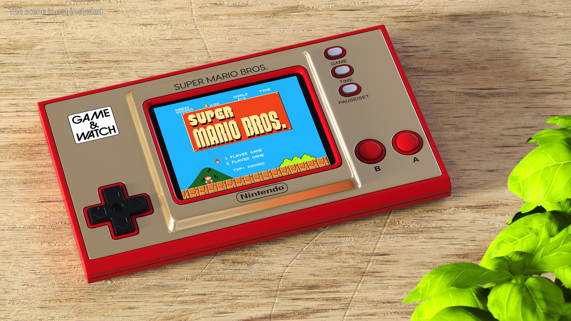 3D Nintendo Game and Watch Console Super Mario Bros model