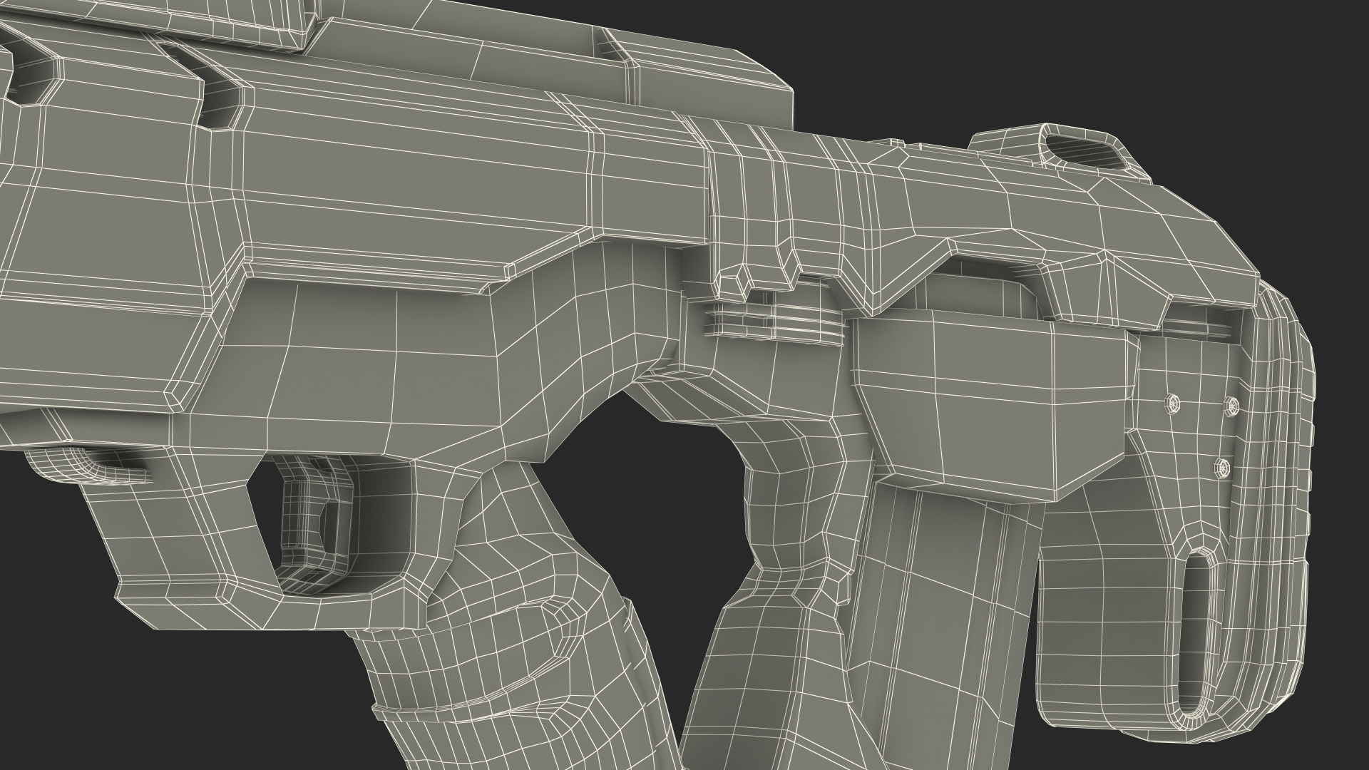 3D Sci-Fi Weapon model