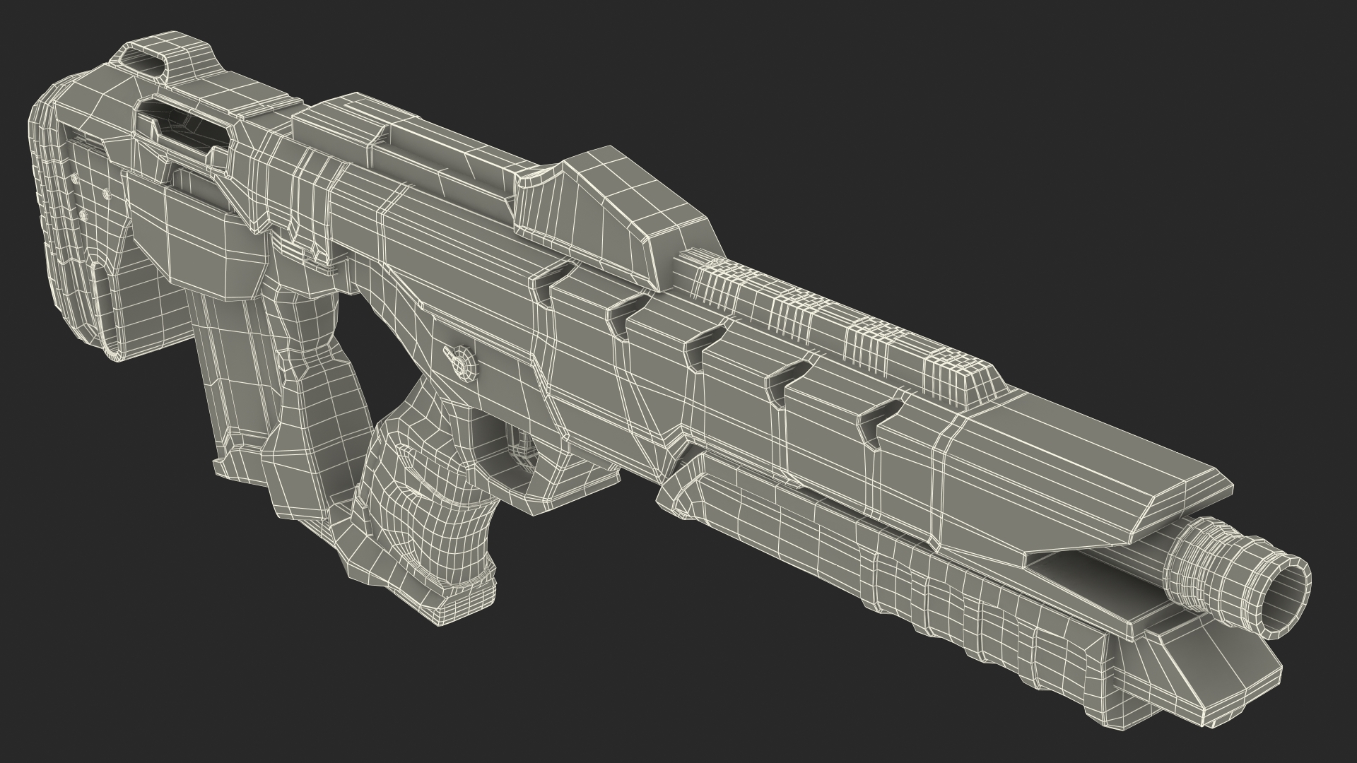 3D Sci-Fi Weapon model