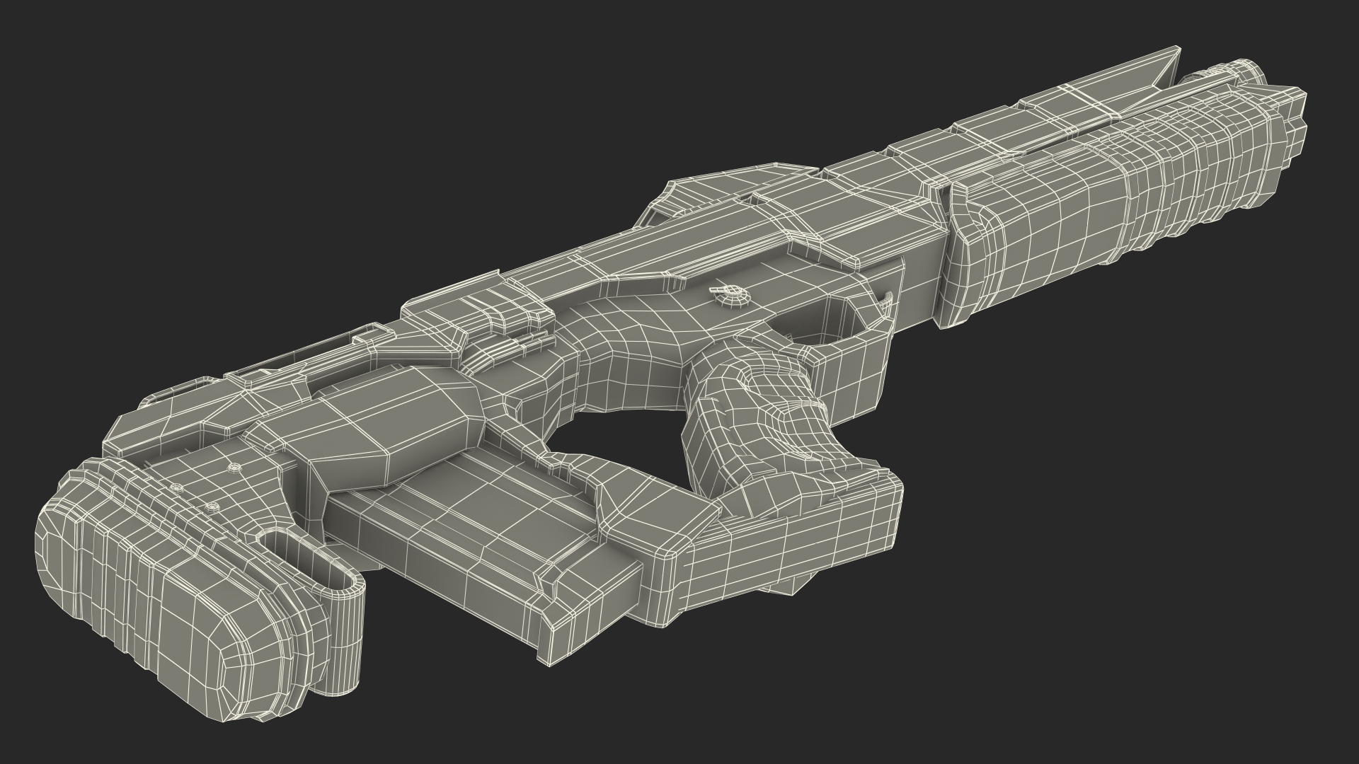 3D Sci-Fi Weapon model