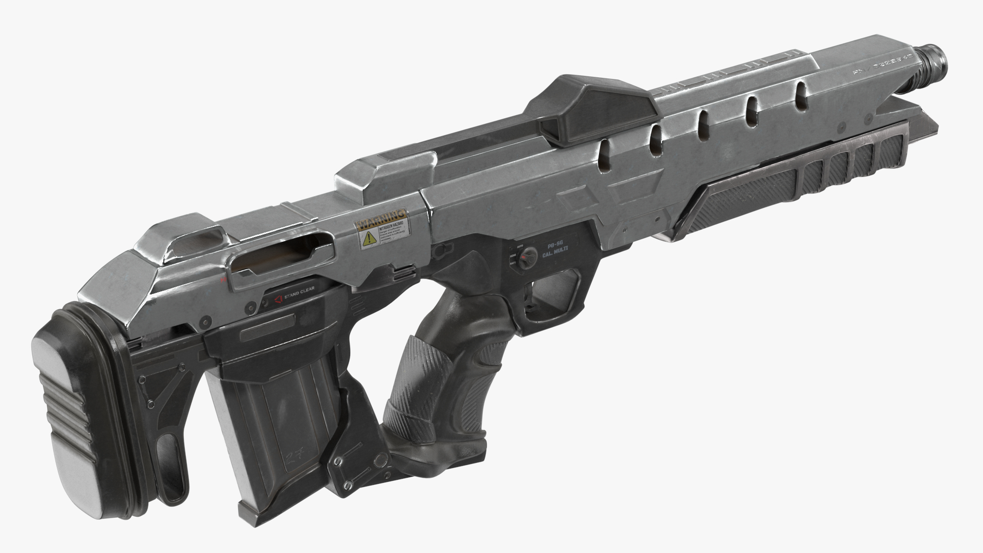 3D Sci-Fi Weapon model