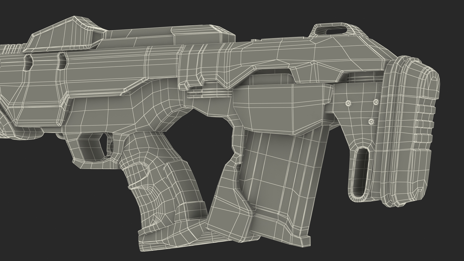 3D Sci-Fi Weapon model