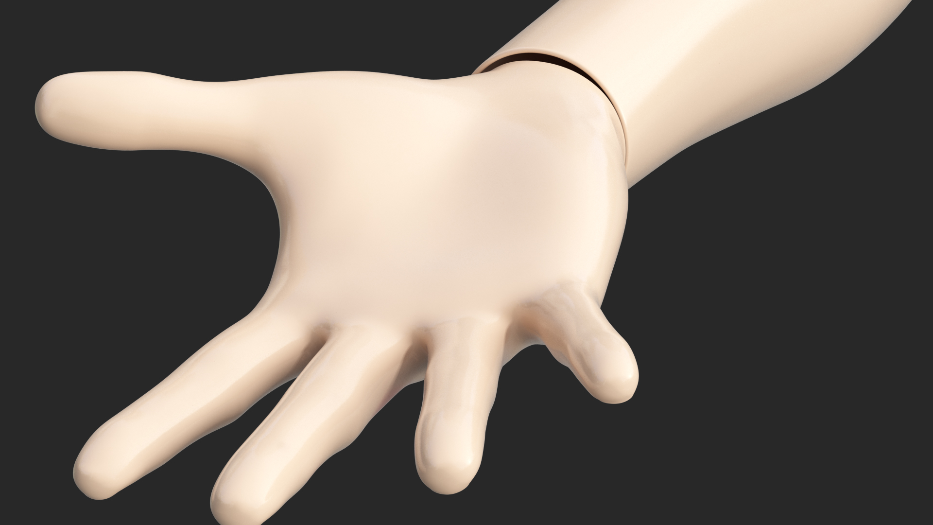 3D model Injured Firstaid Mannequin Arm