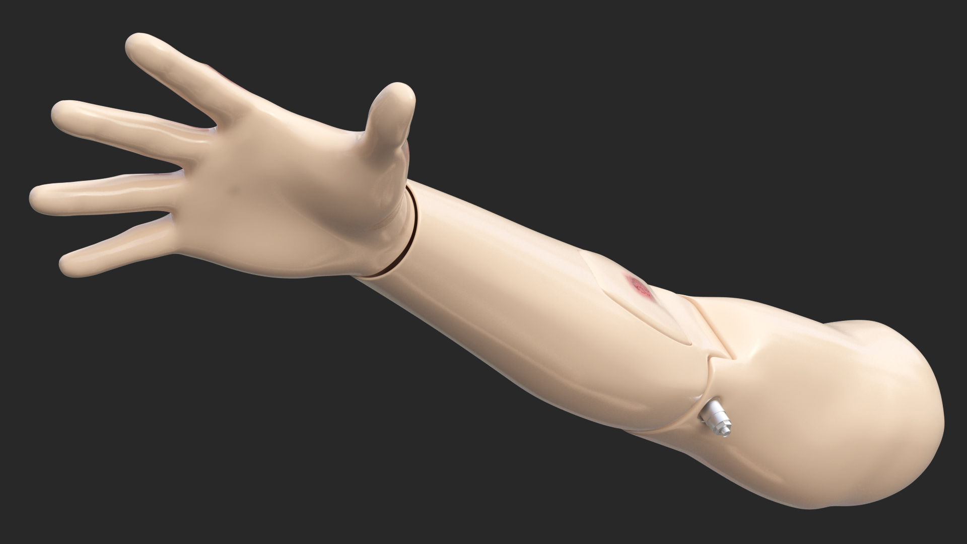 3D model Injured Firstaid Mannequin Arm