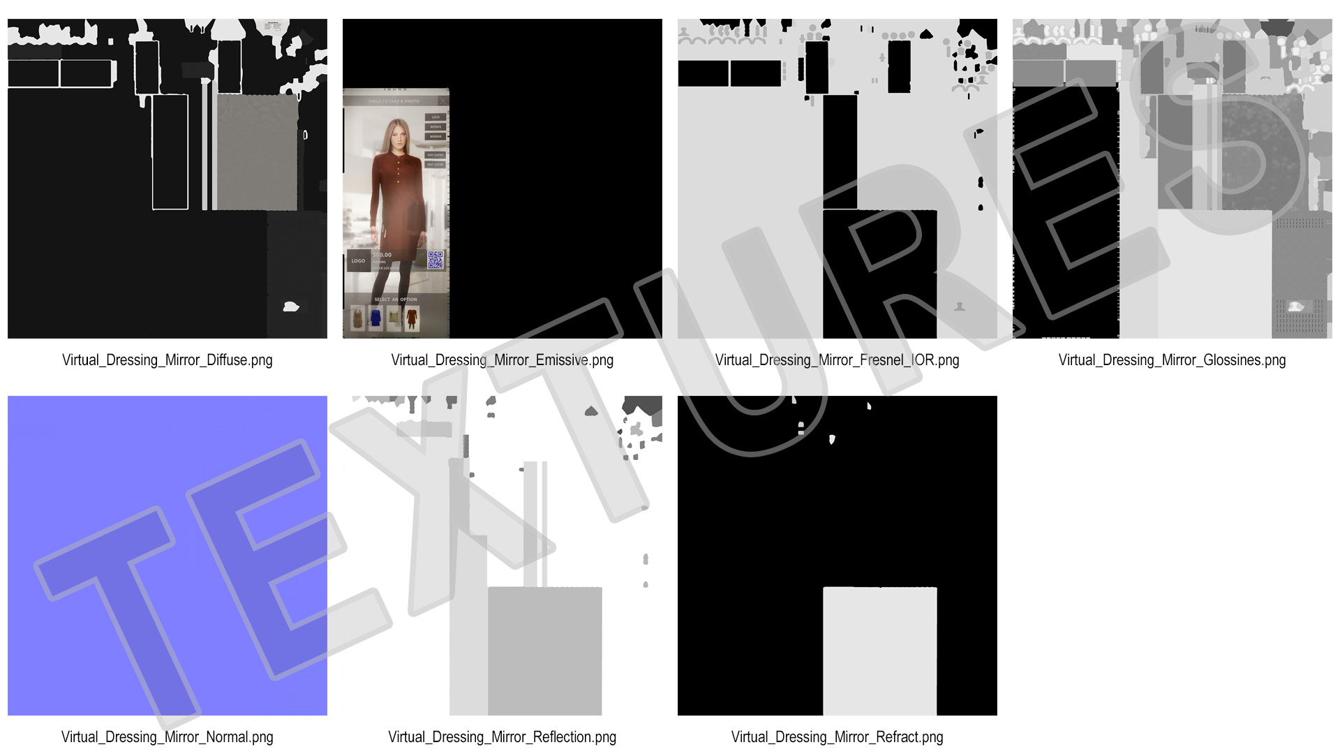 3D Virtual Dressing Mirror model