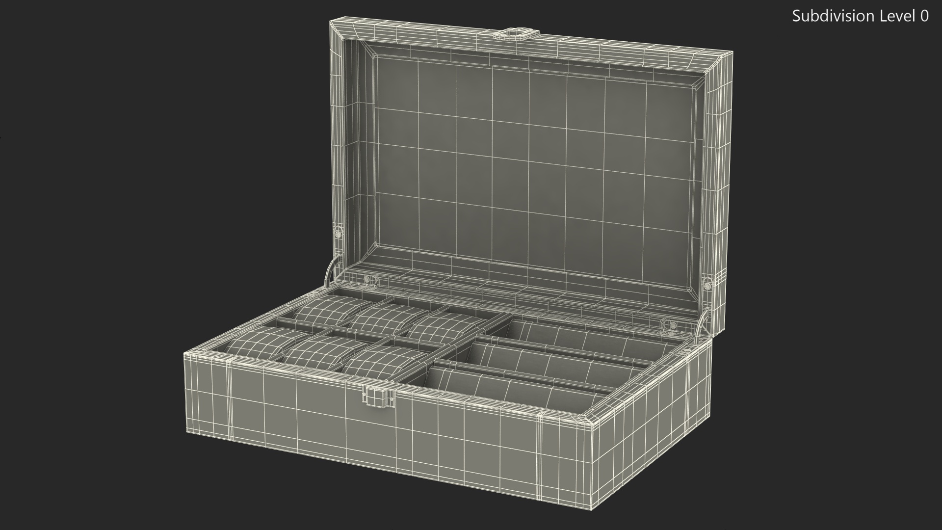 Box for Watches and Glasses 3D