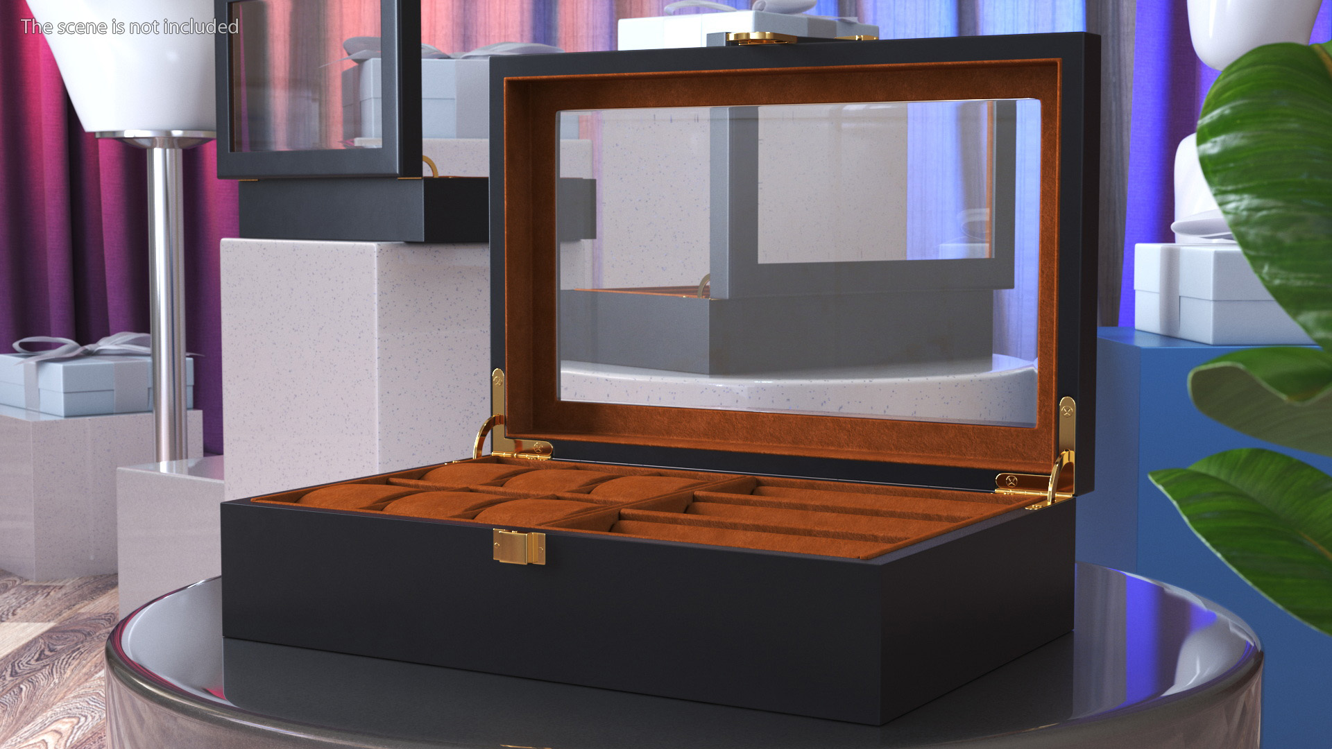 Box for Watches and Glasses 3D