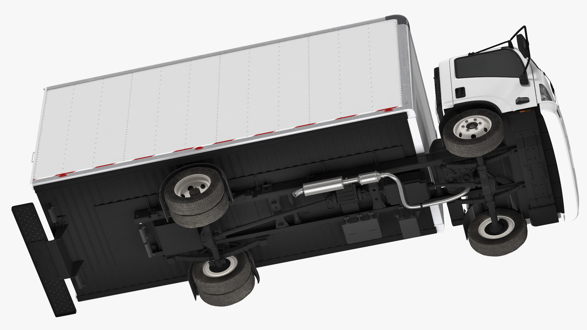 Freight Scanner HCVG with Isuzu Truck Rigged 3D model