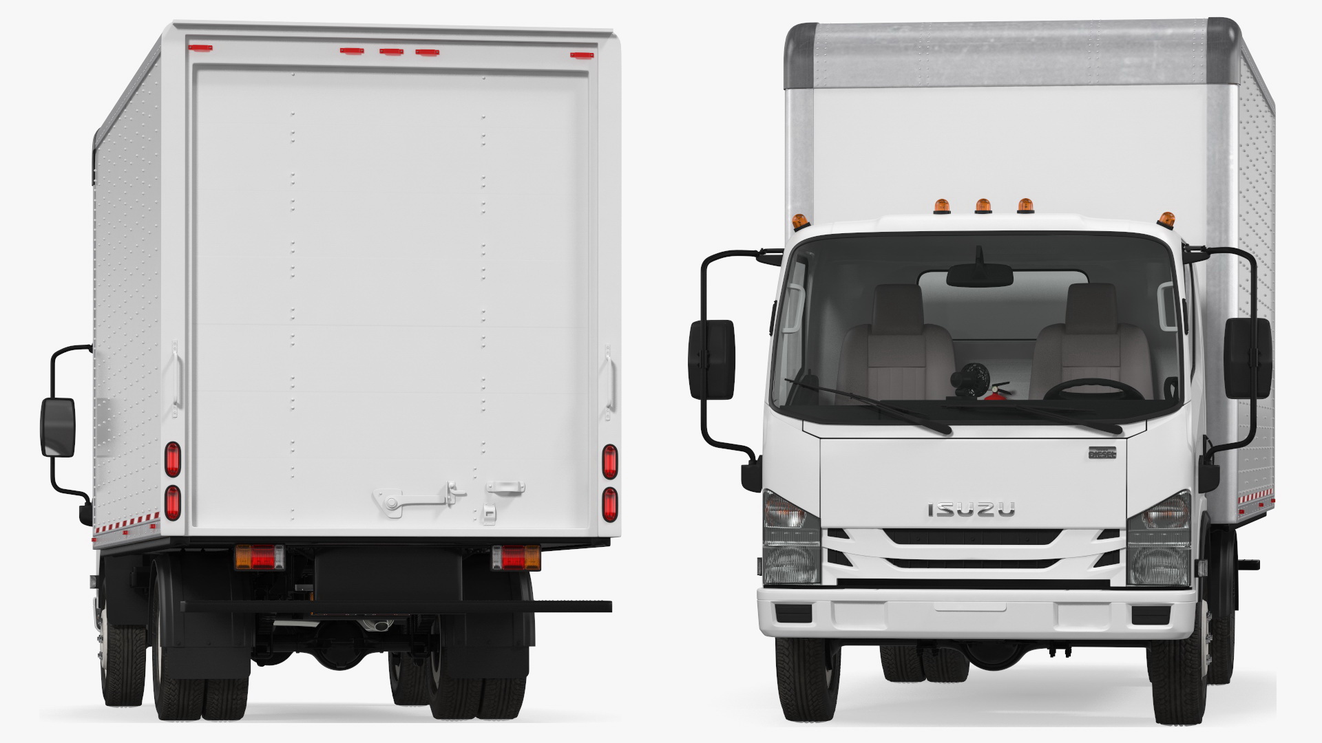 Freight Scanner HCVG with Isuzu Truck Rigged 3D model