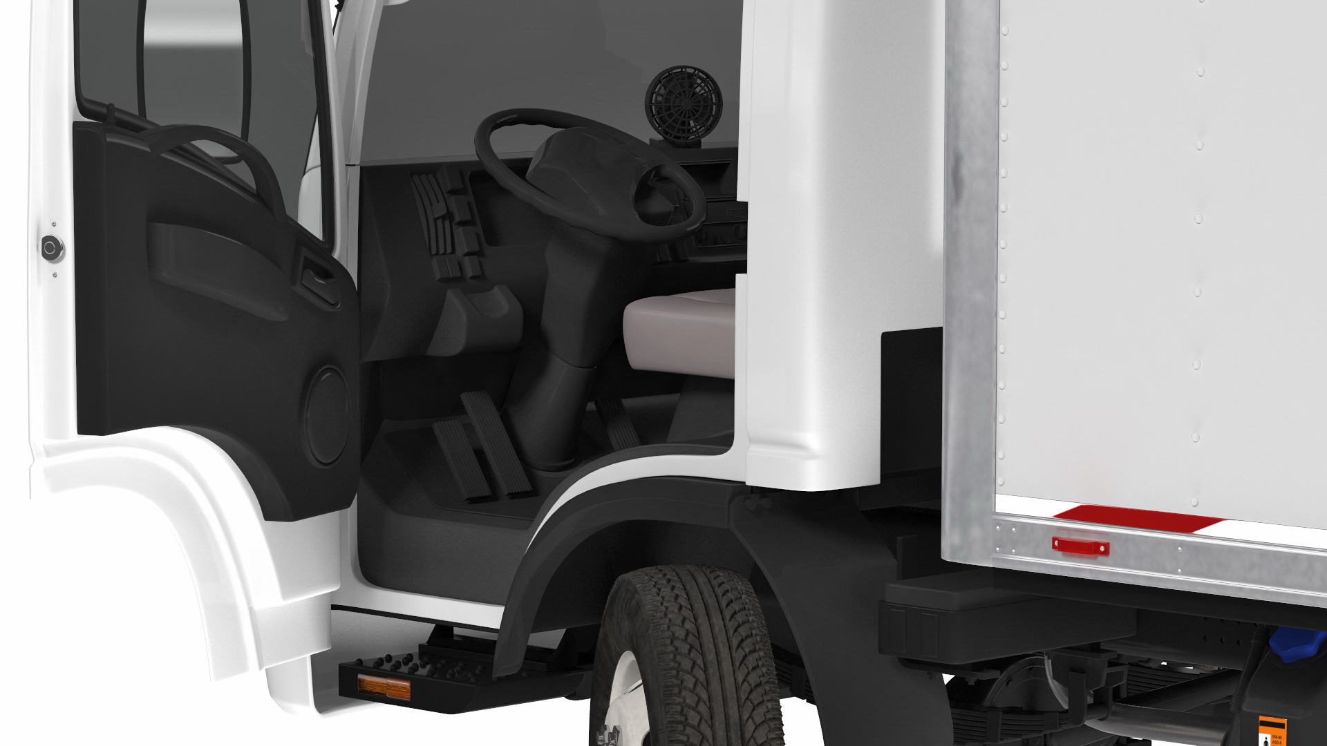 Freight Scanner HCVG with Isuzu Truck Rigged 3D model