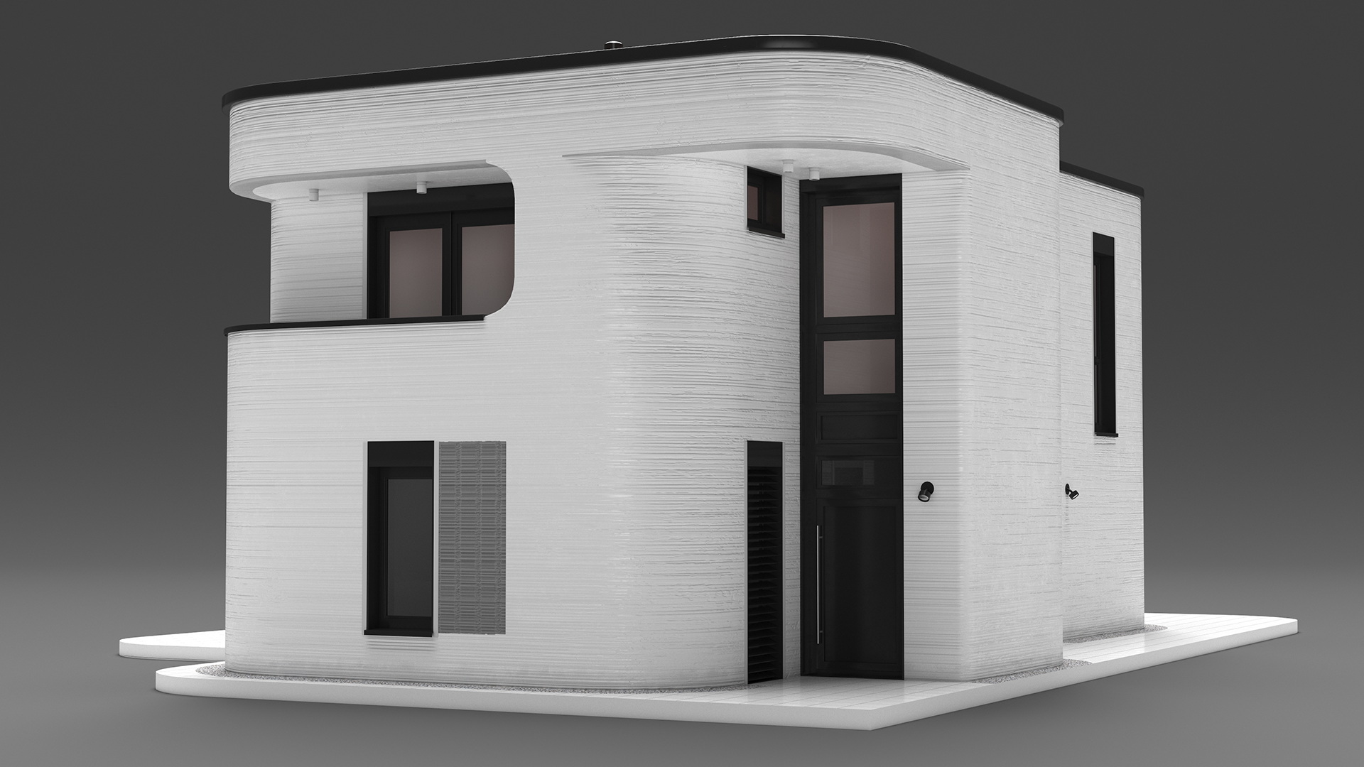 3D model 3D Printed House Exterior