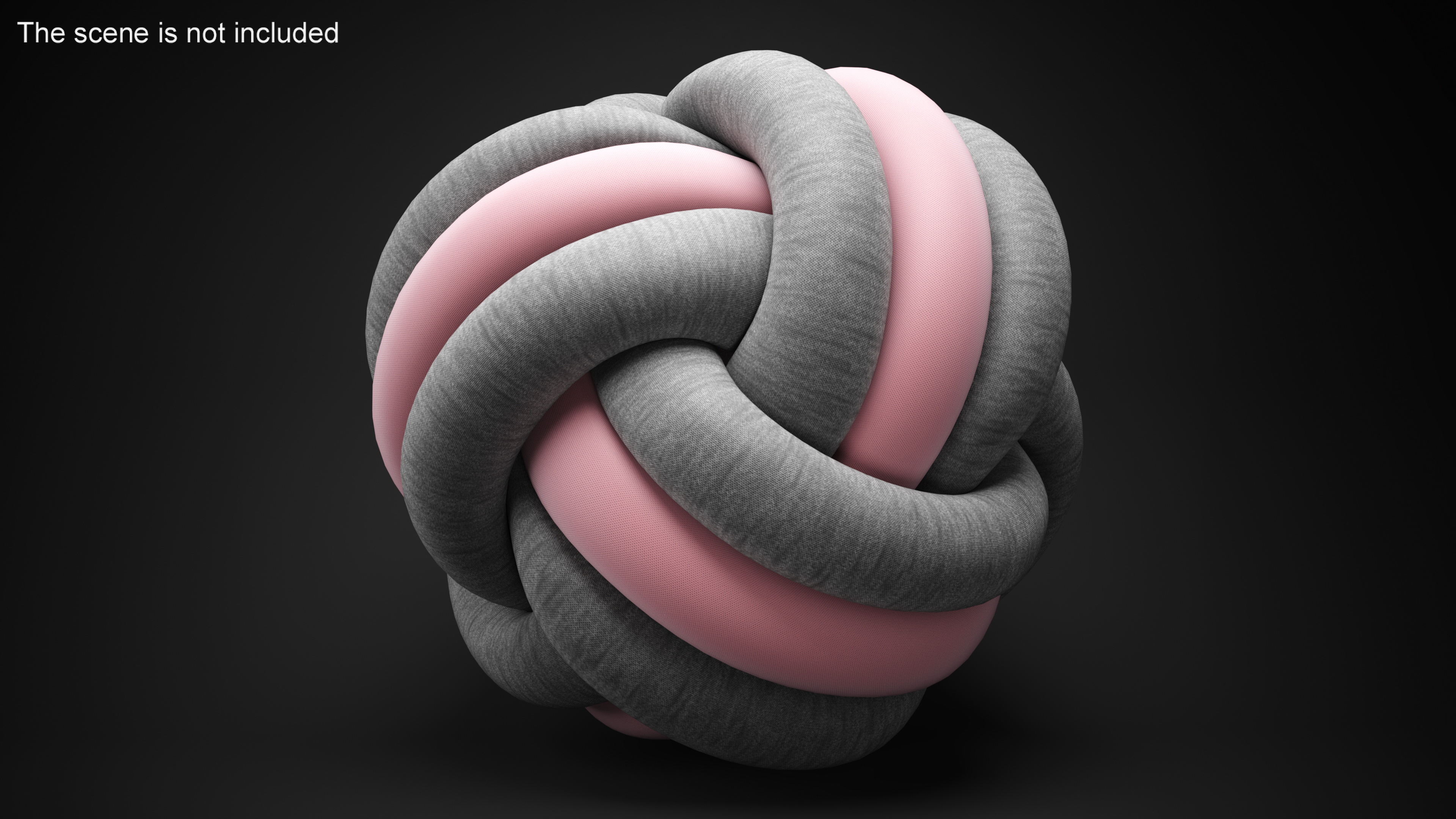 3D model Decorative Knot Ball Pillow Cushion