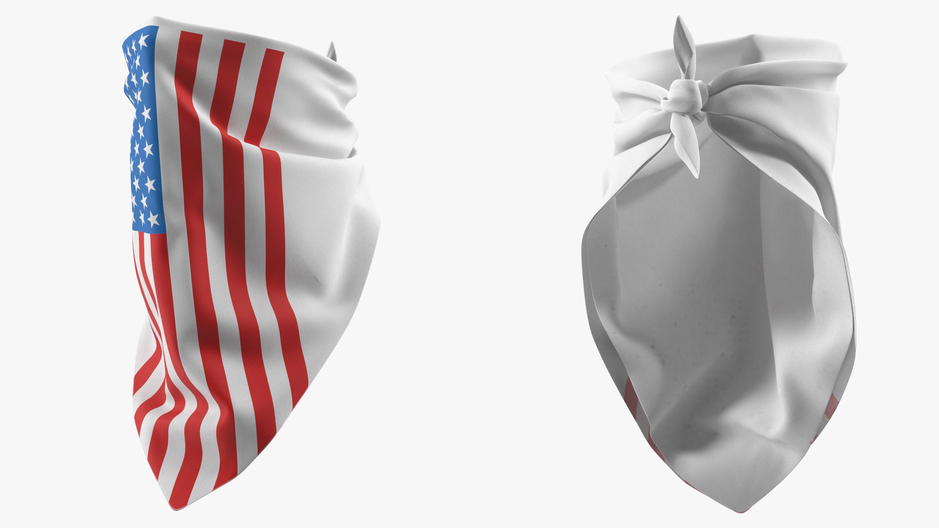 3D American Flag Bandana