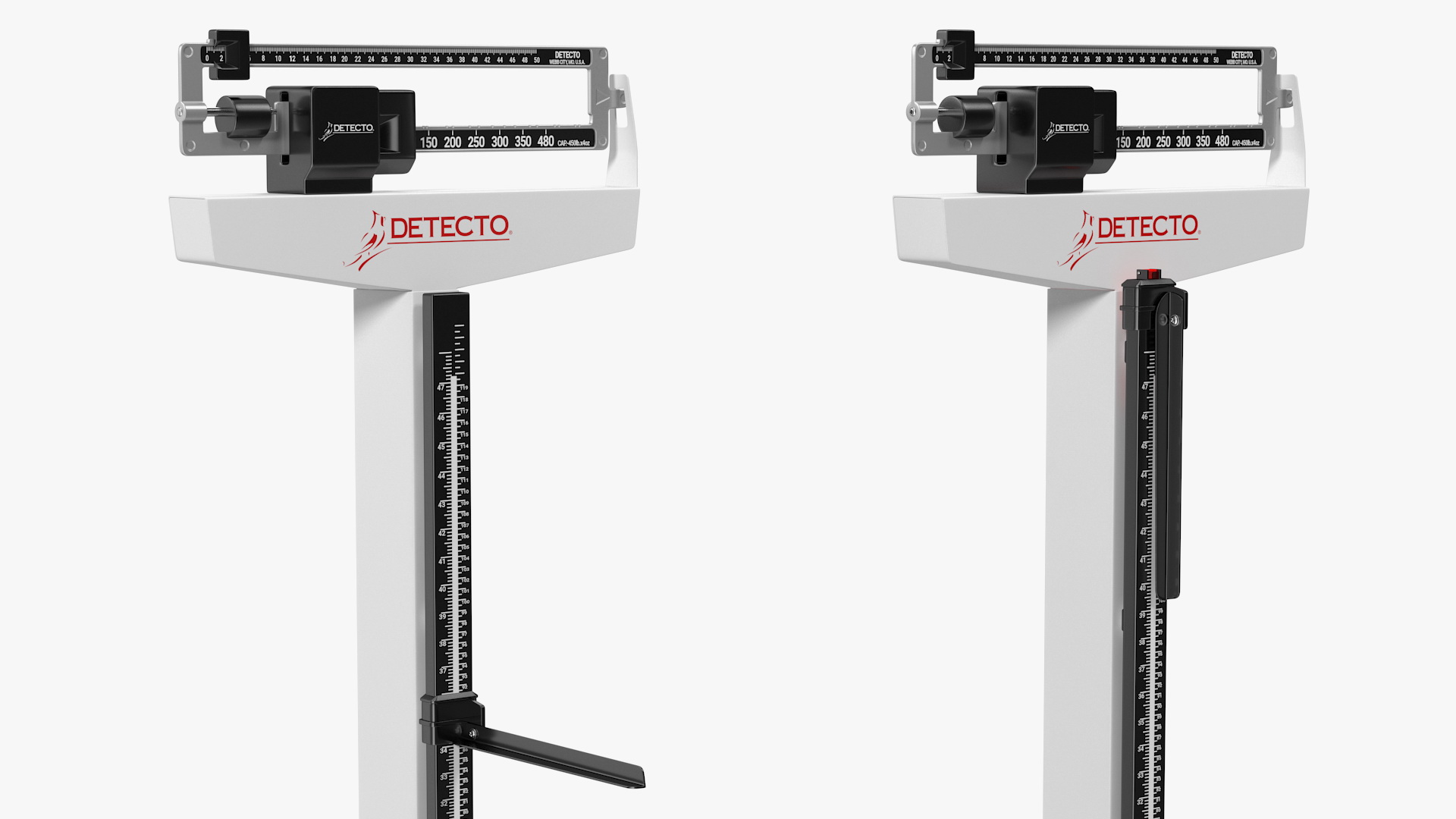 3D model Detecto Weigh Beam Scale with Height Rod