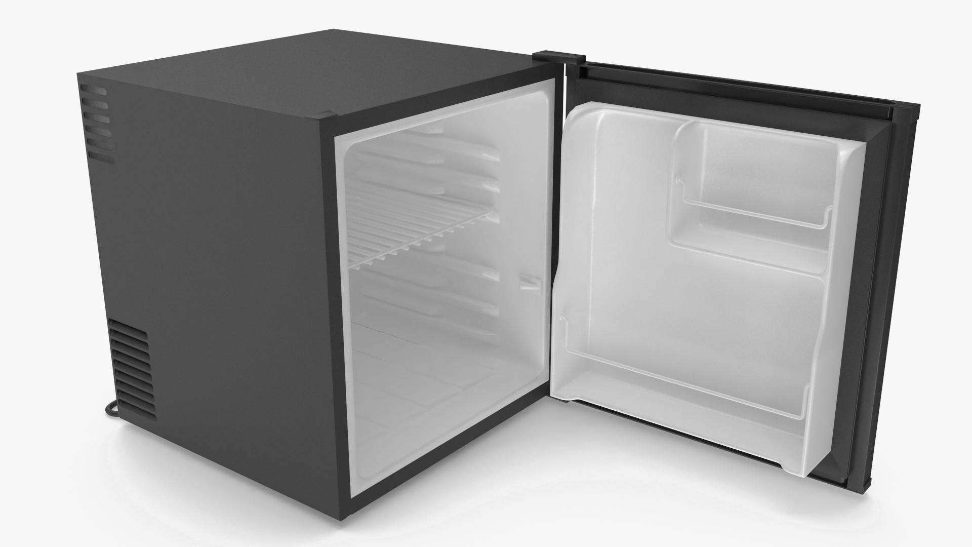 3D Single Door Mini Fridge model