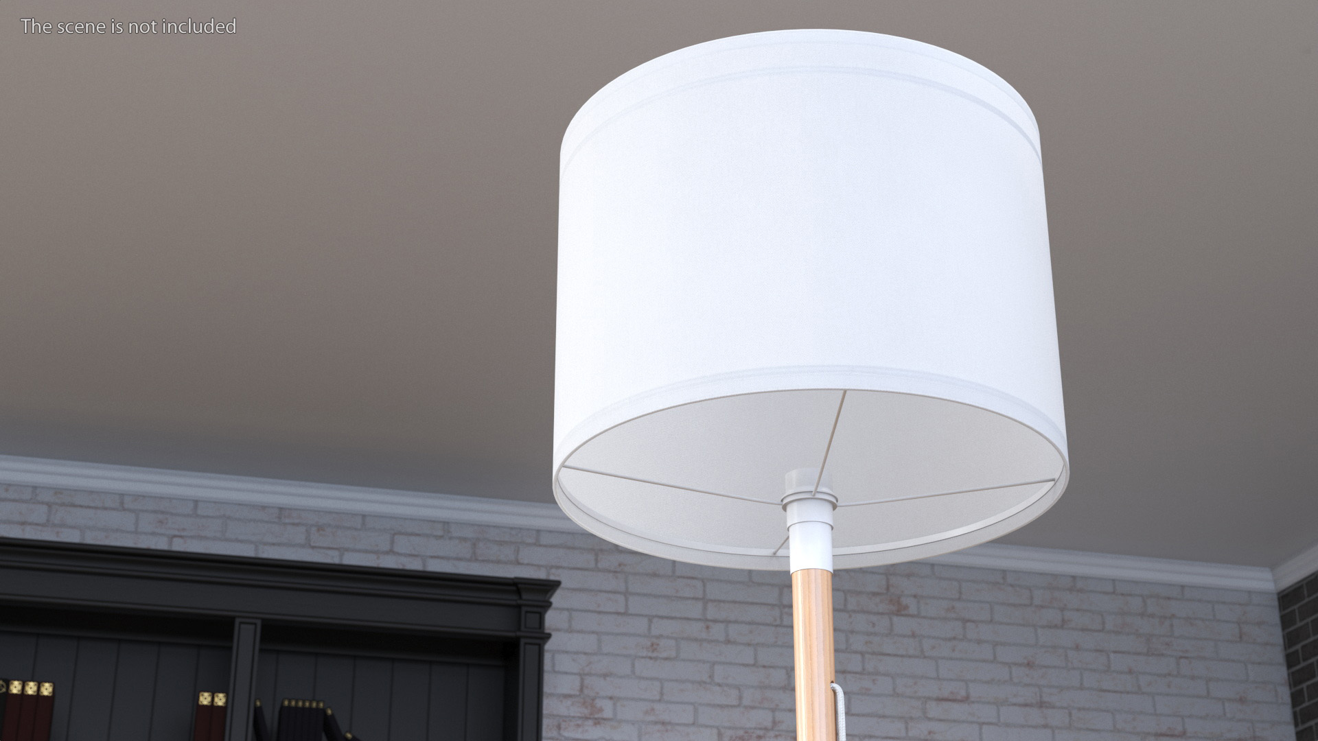 3D model Wood Floor Lamp