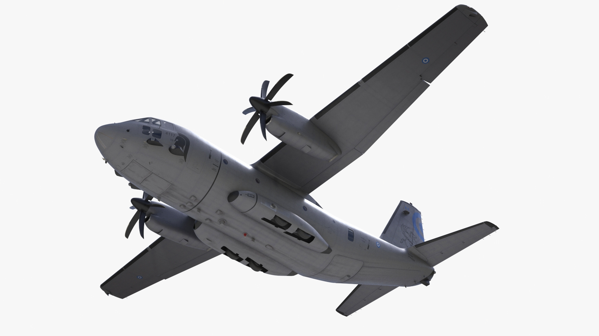 Alenia C-27J Spartan Greece Flight 3D model