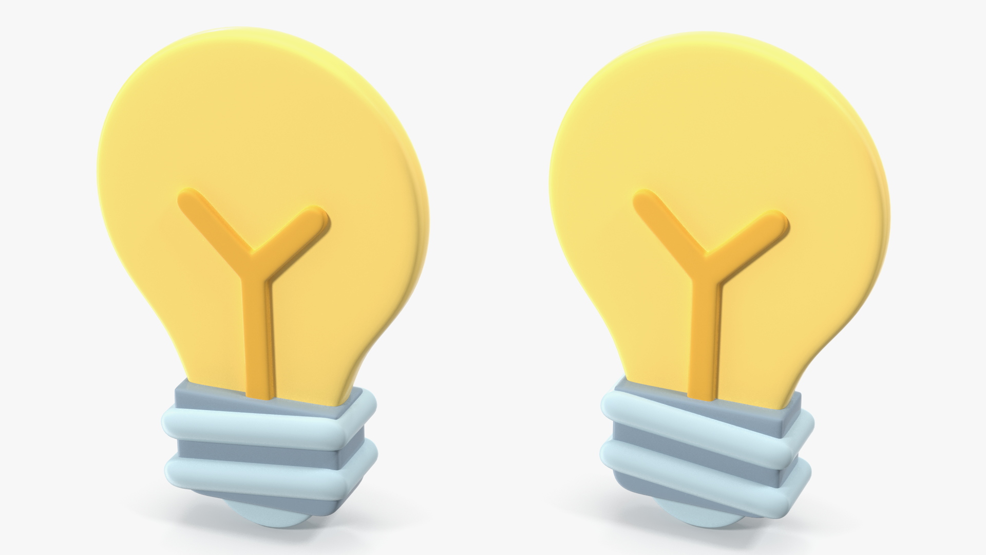 3D Light Bulb Emoji