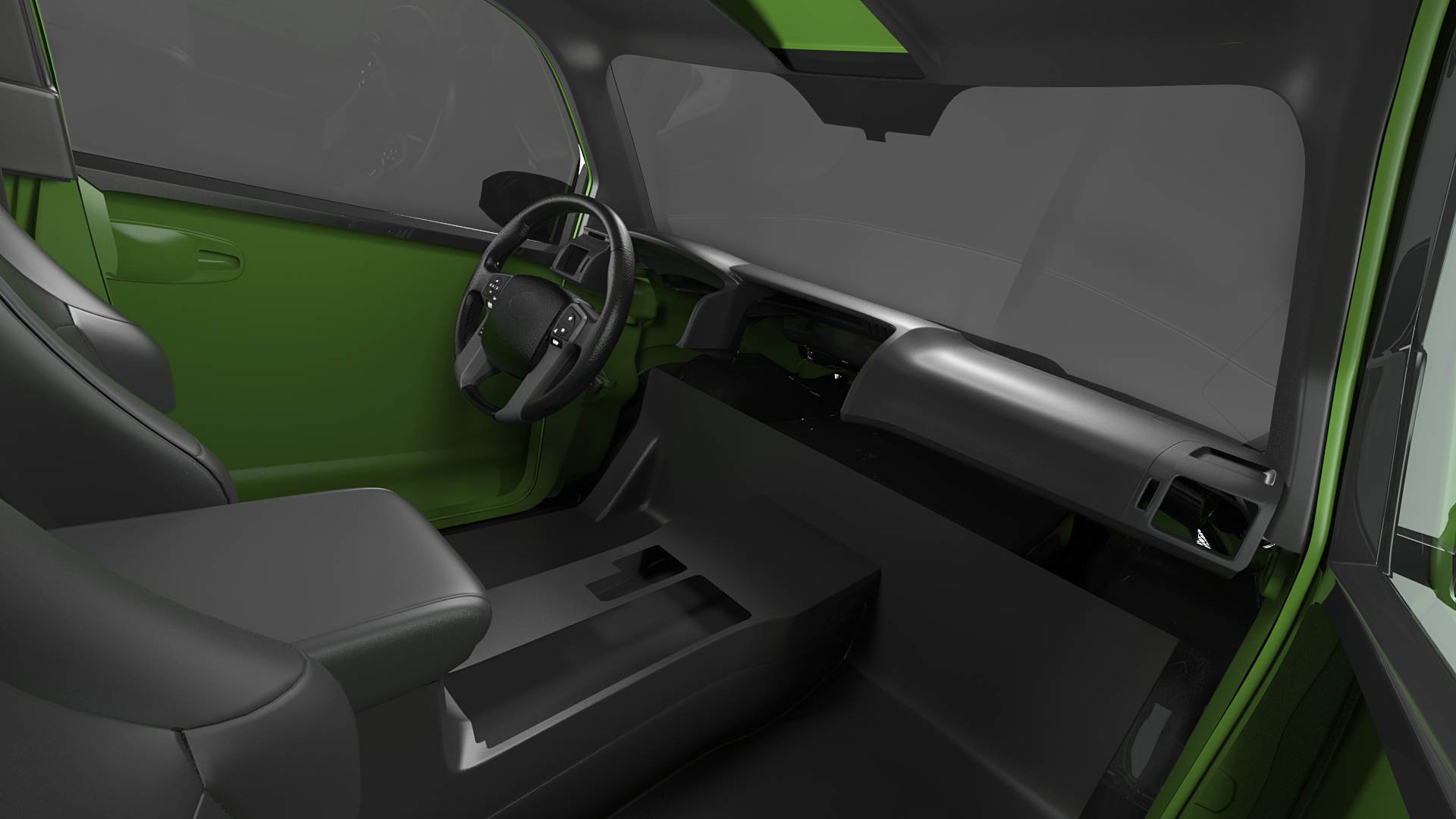 3D 4x4 SUV Generic Simple Interior