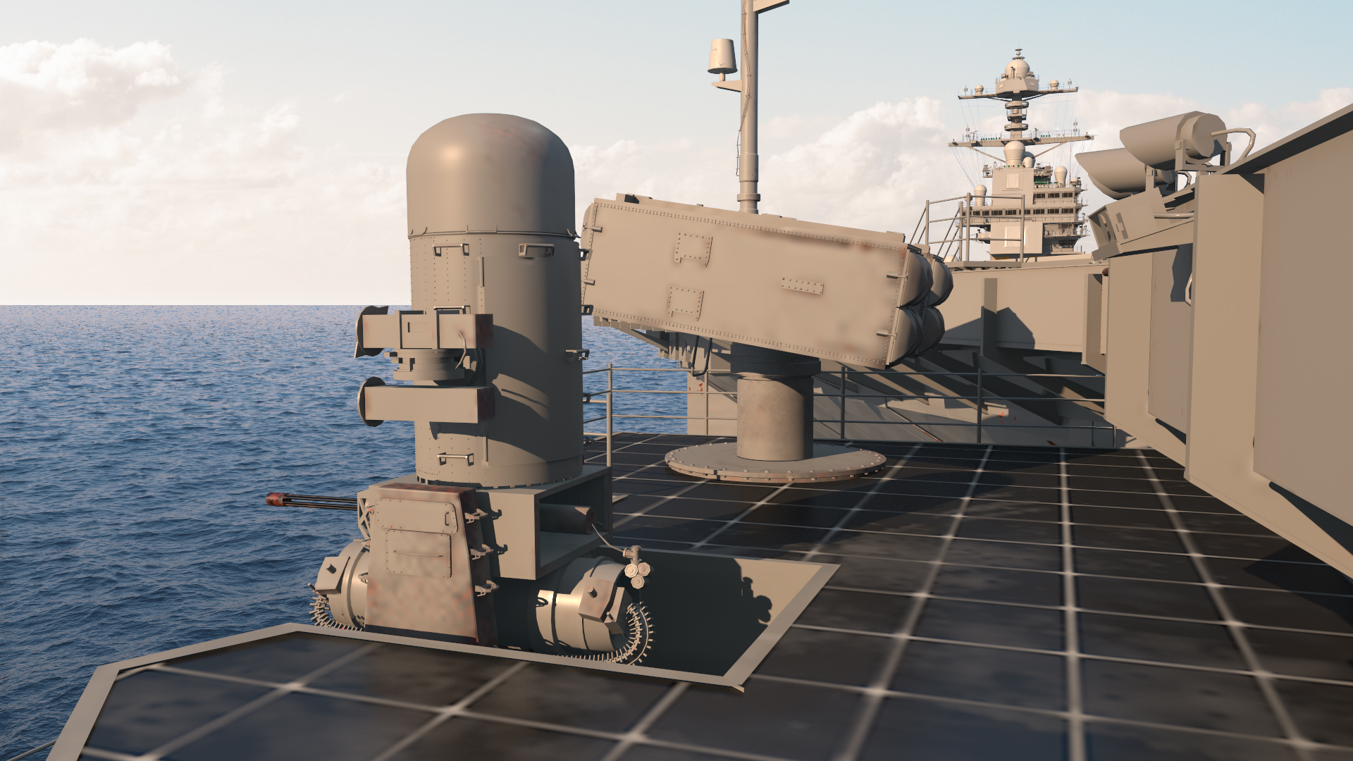 USS Gerald Ford CVN 78 Rigged 3D model