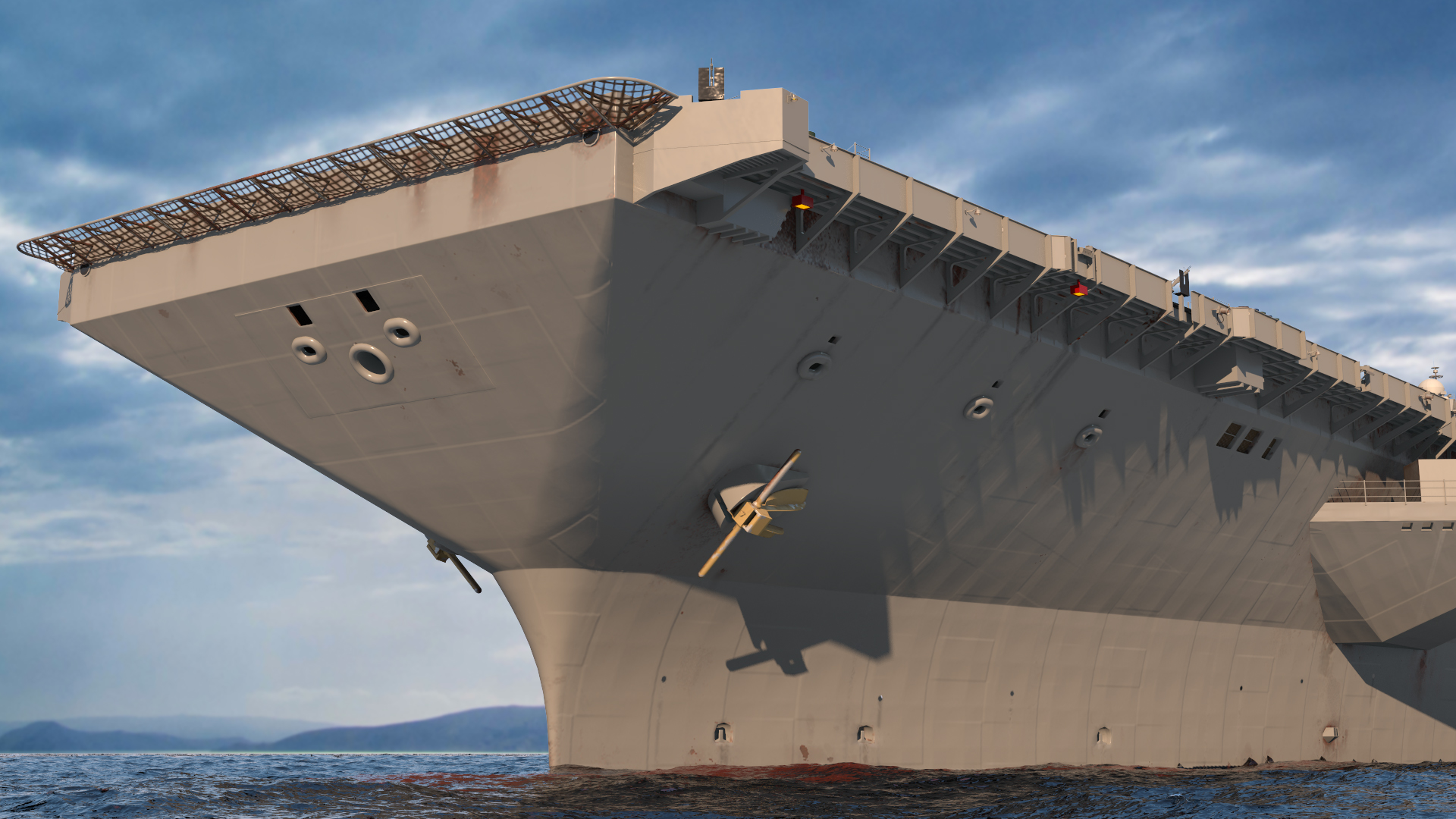 USS Gerald Ford CVN 78 Rigged 3D model