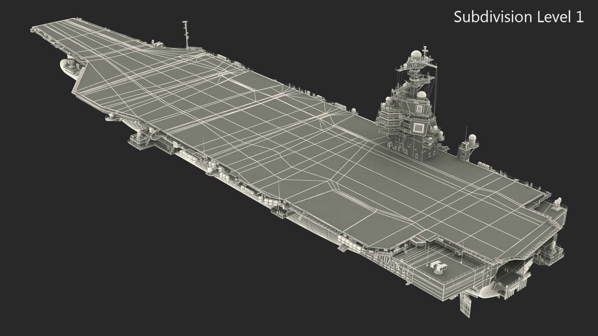 USS Gerald Ford CVN 78 Rigged 3D model