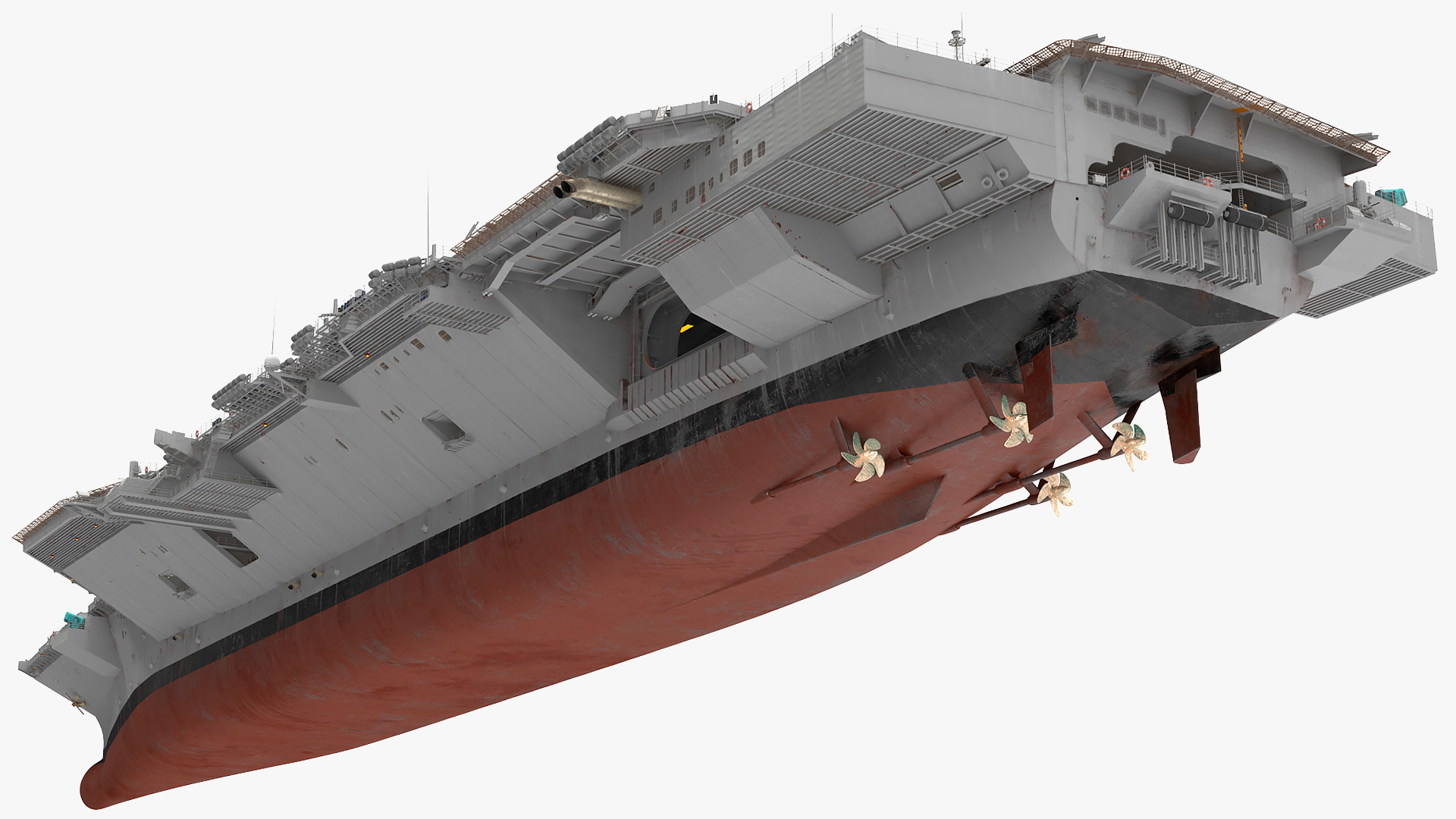 USS Gerald Ford CVN 78 Rigged 3D model