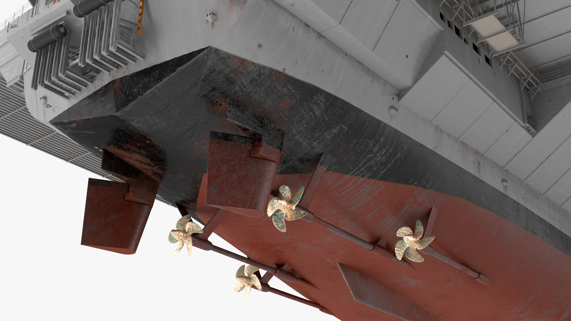 USS Gerald Ford CVN 78 Rigged 3D model