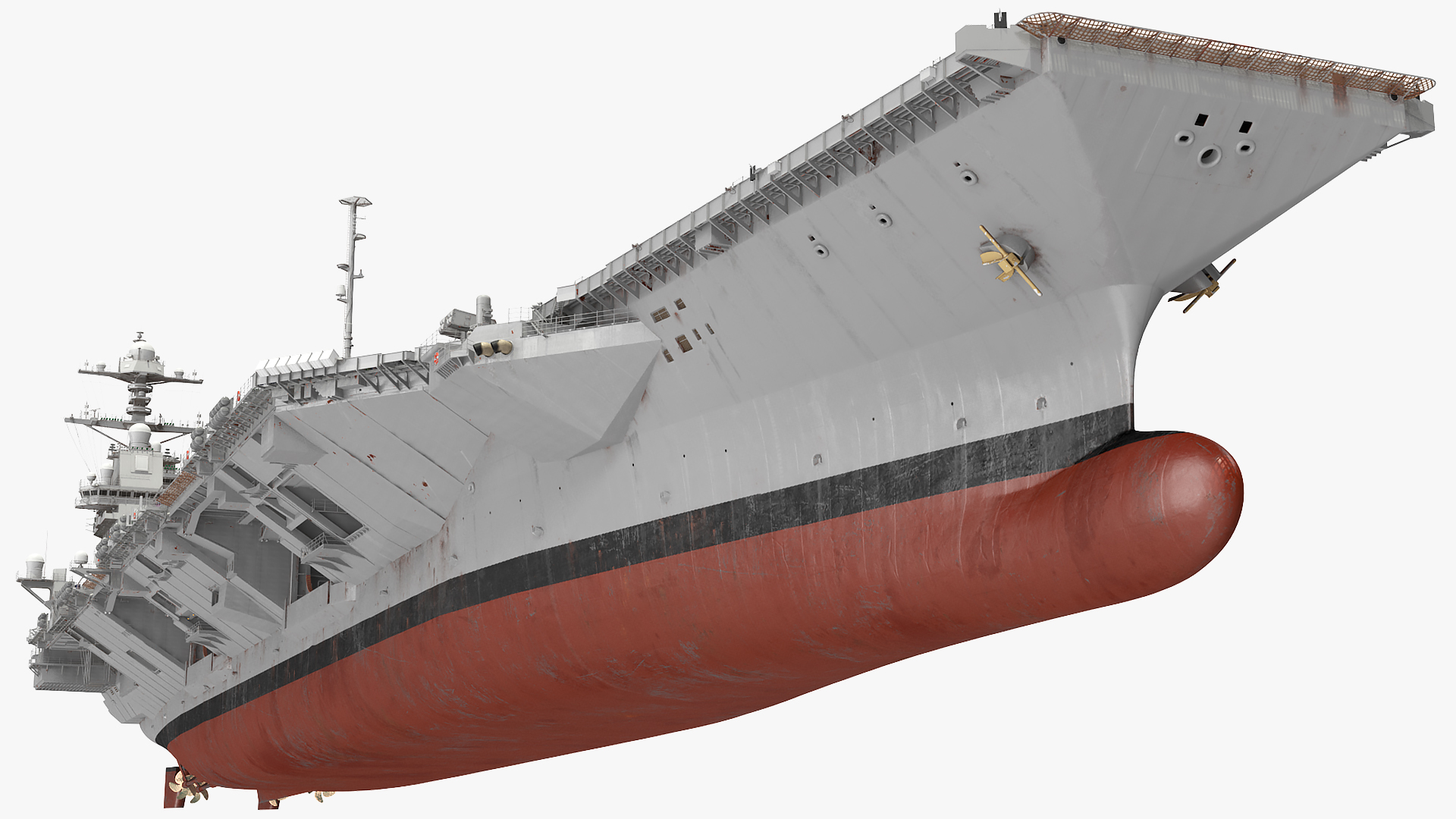 USS Gerald Ford CVN 78 Rigged 3D model