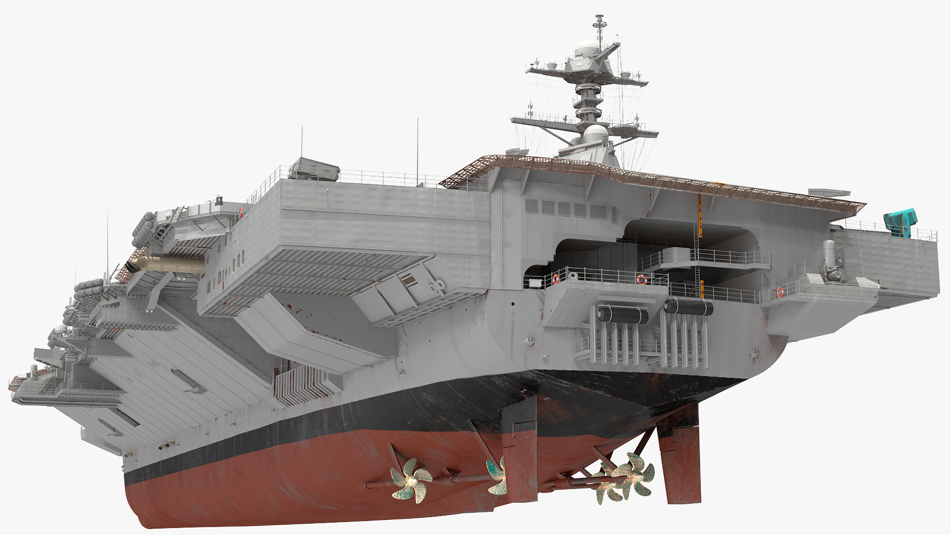 USS Gerald Ford CVN 78 Rigged 3D model