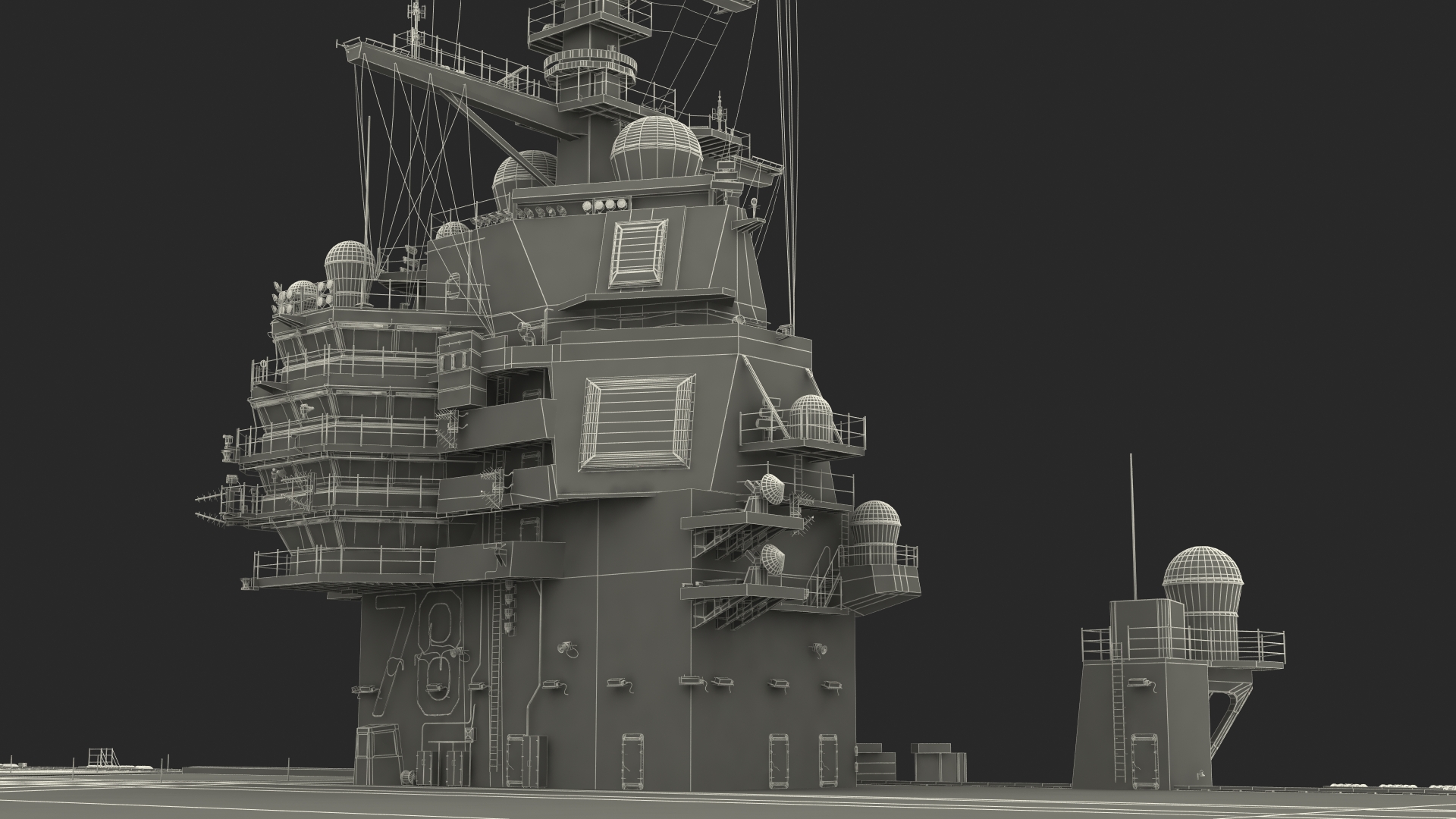 USS Gerald Ford CVN 78 Rigged 3D model