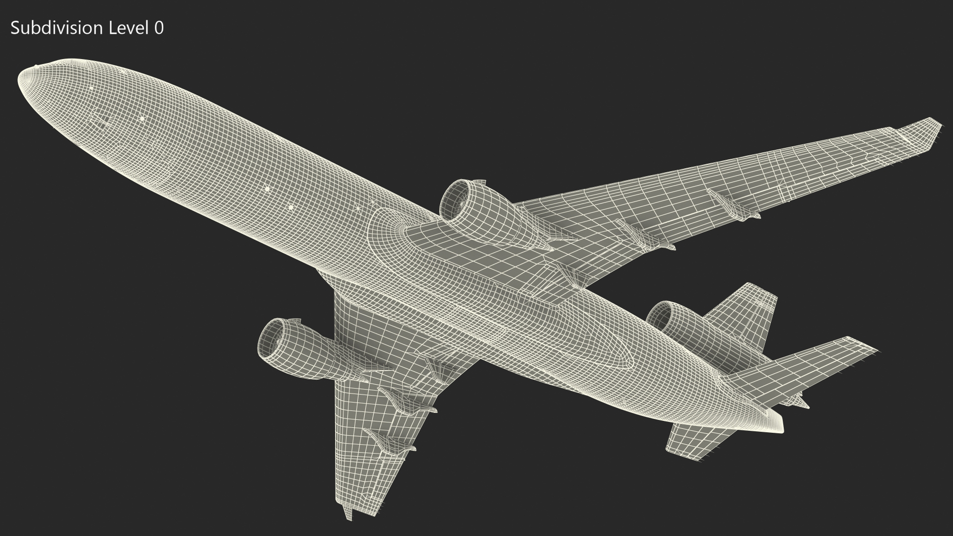 3D model McDonnell Douglas MD11 FedEx Flight