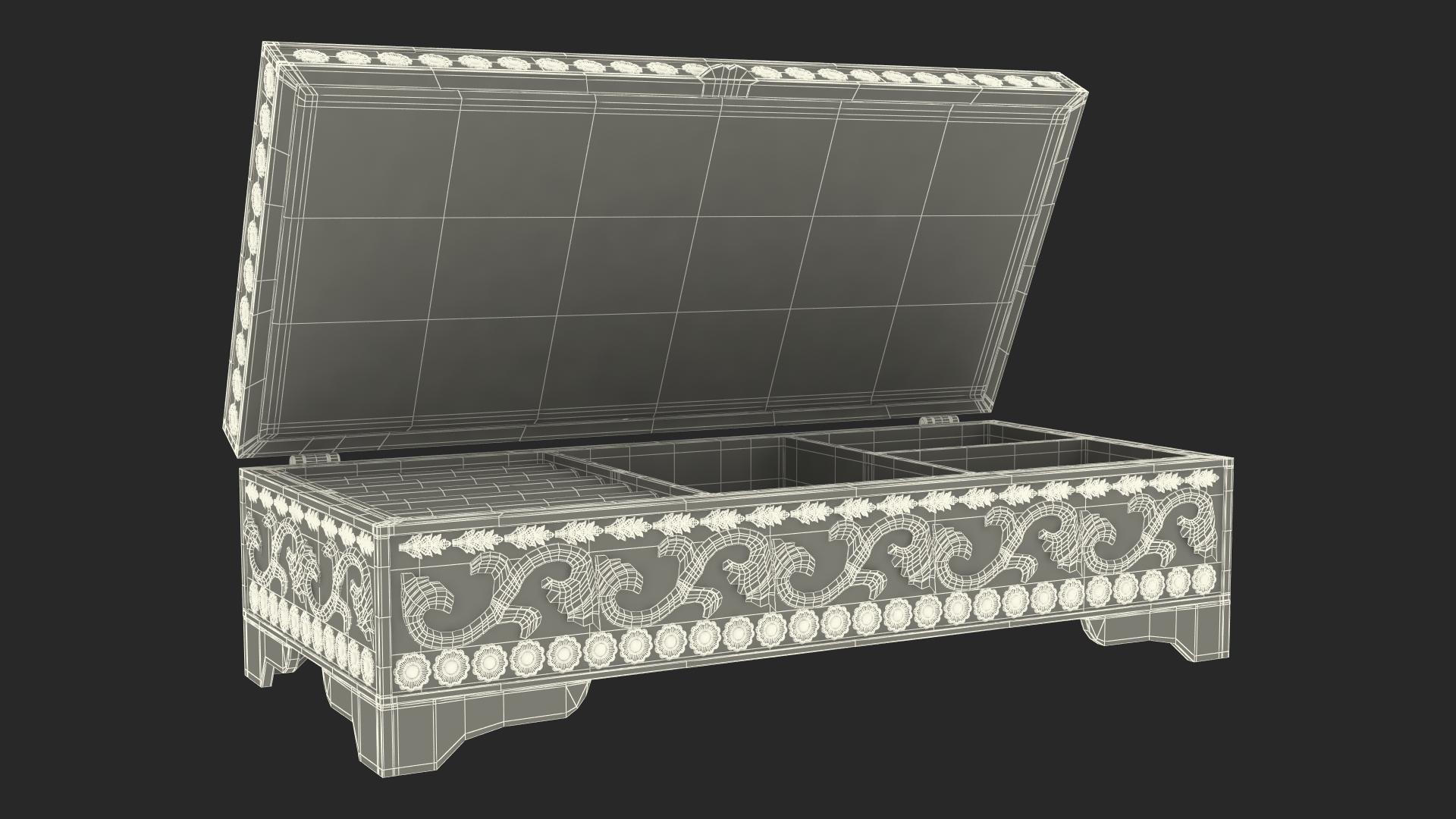 Metal Jewelry Box 3D