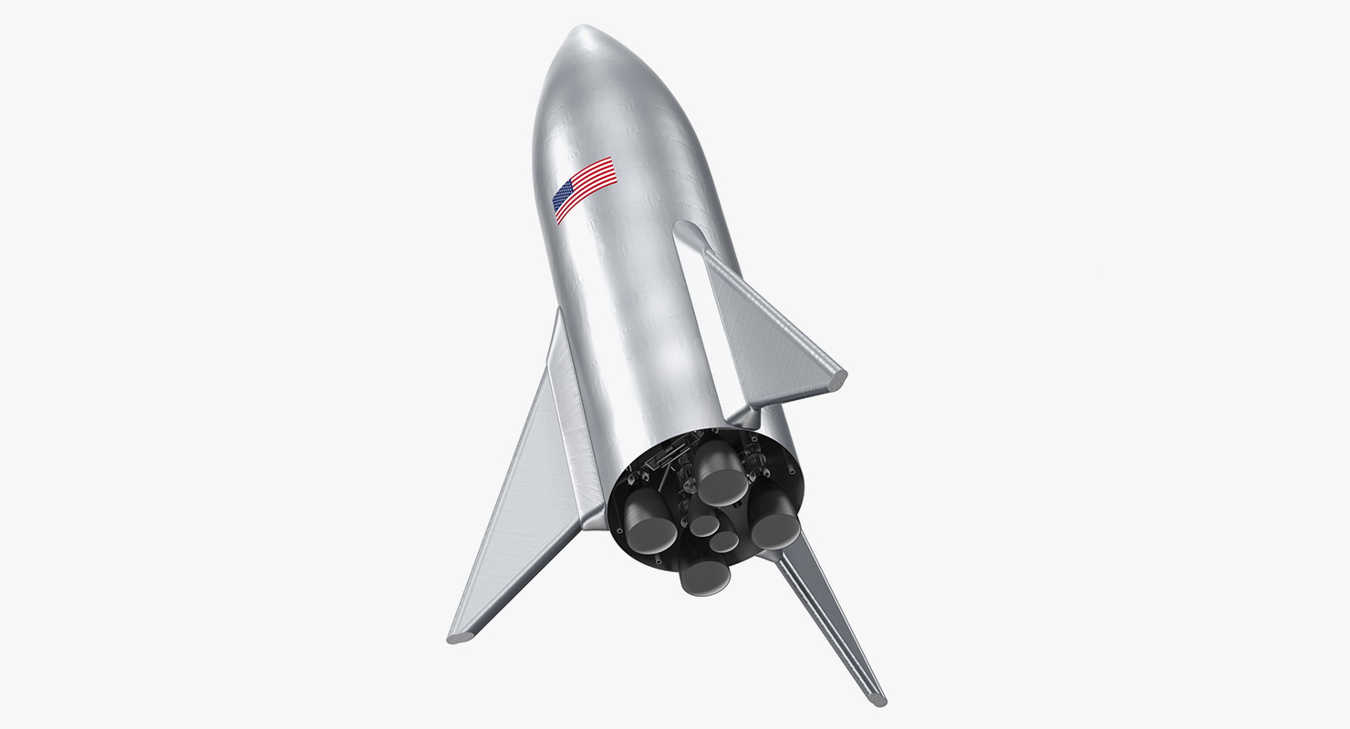 3D model Starship