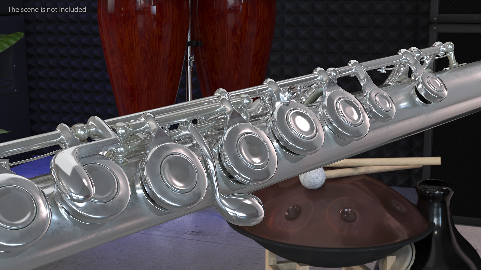 3D Western Concert Flute