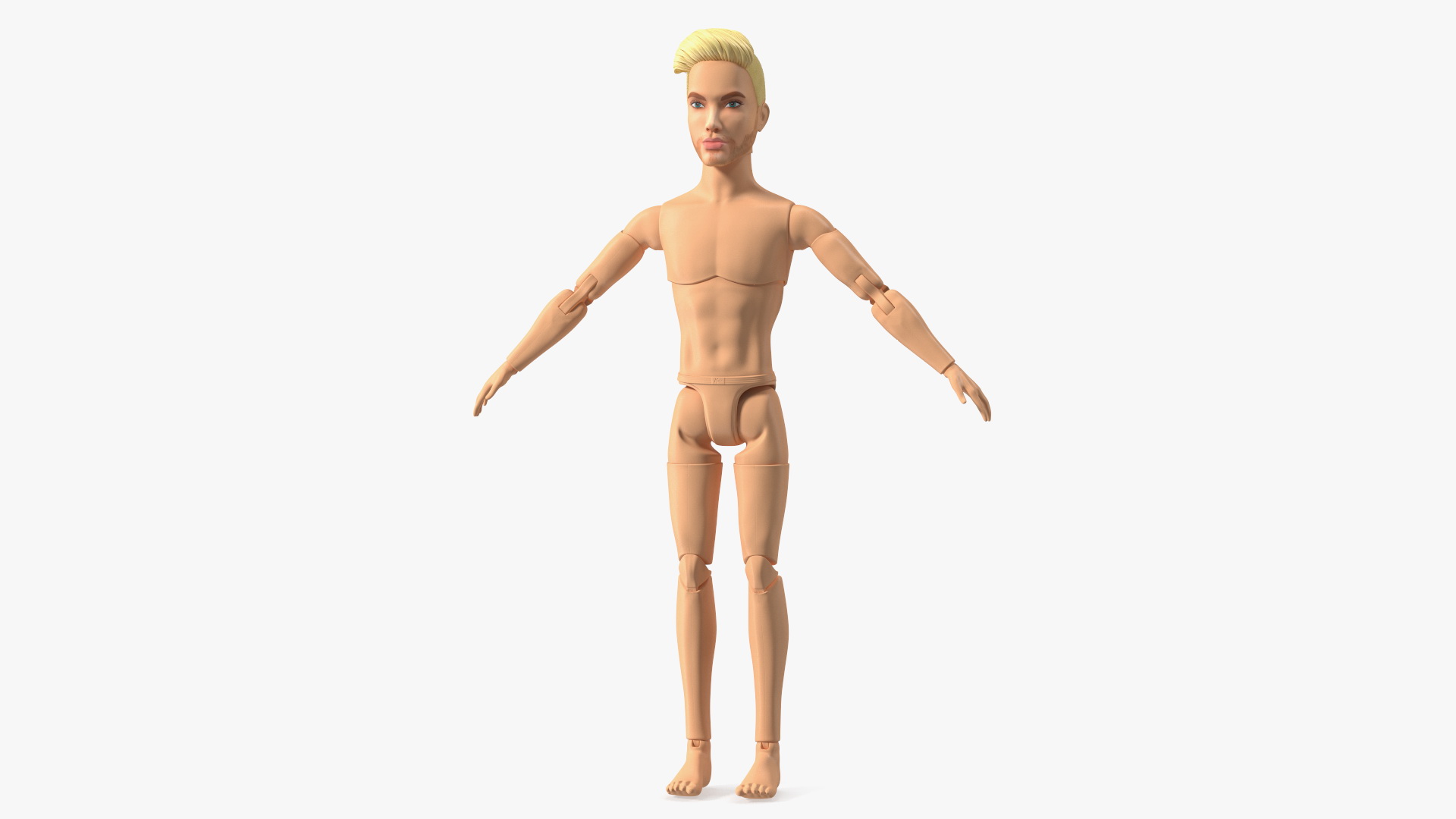 Barbie Ken GTD90 T-pose Fur 3D