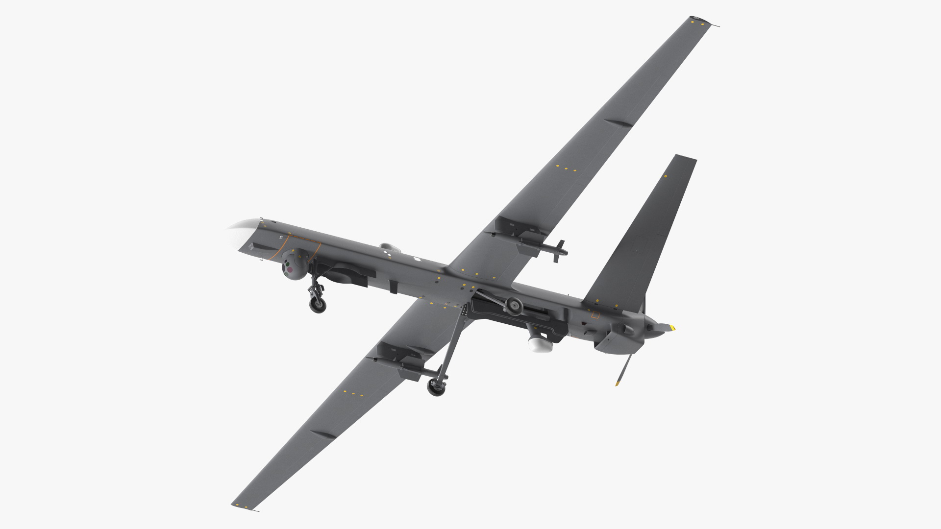 Unmanned Combat Aerial Vehicle Rigged 3D