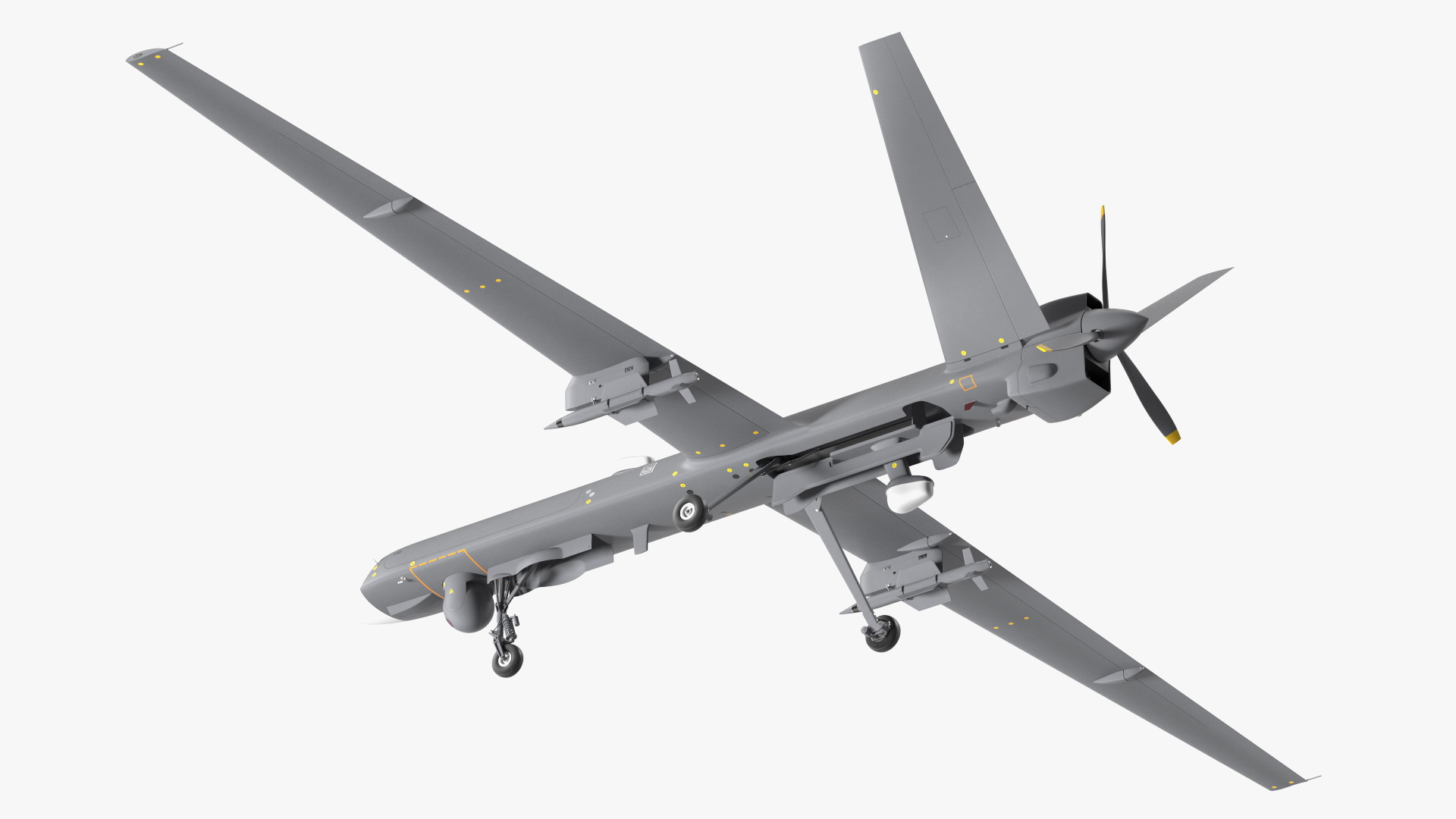 Unmanned Combat Aerial Vehicle Rigged 3D