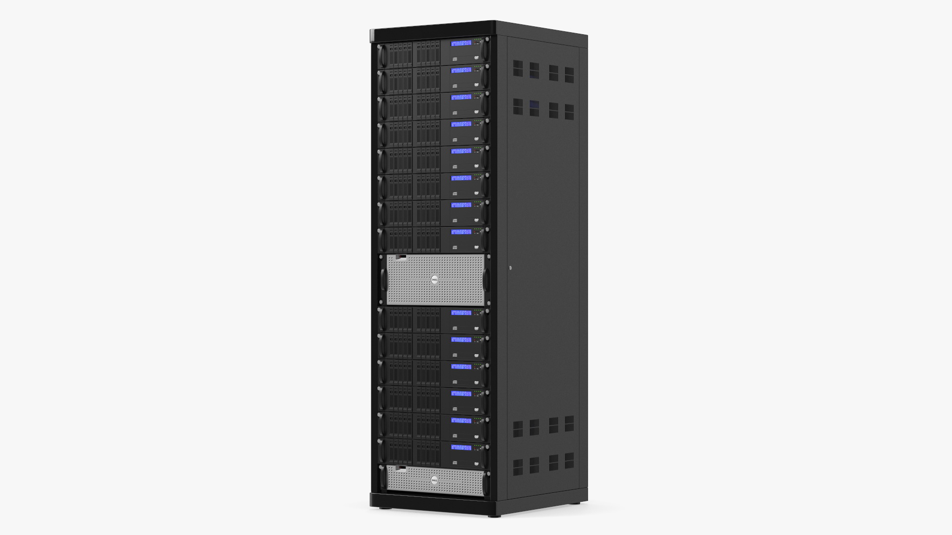 Rack Server Cabinet 3D model