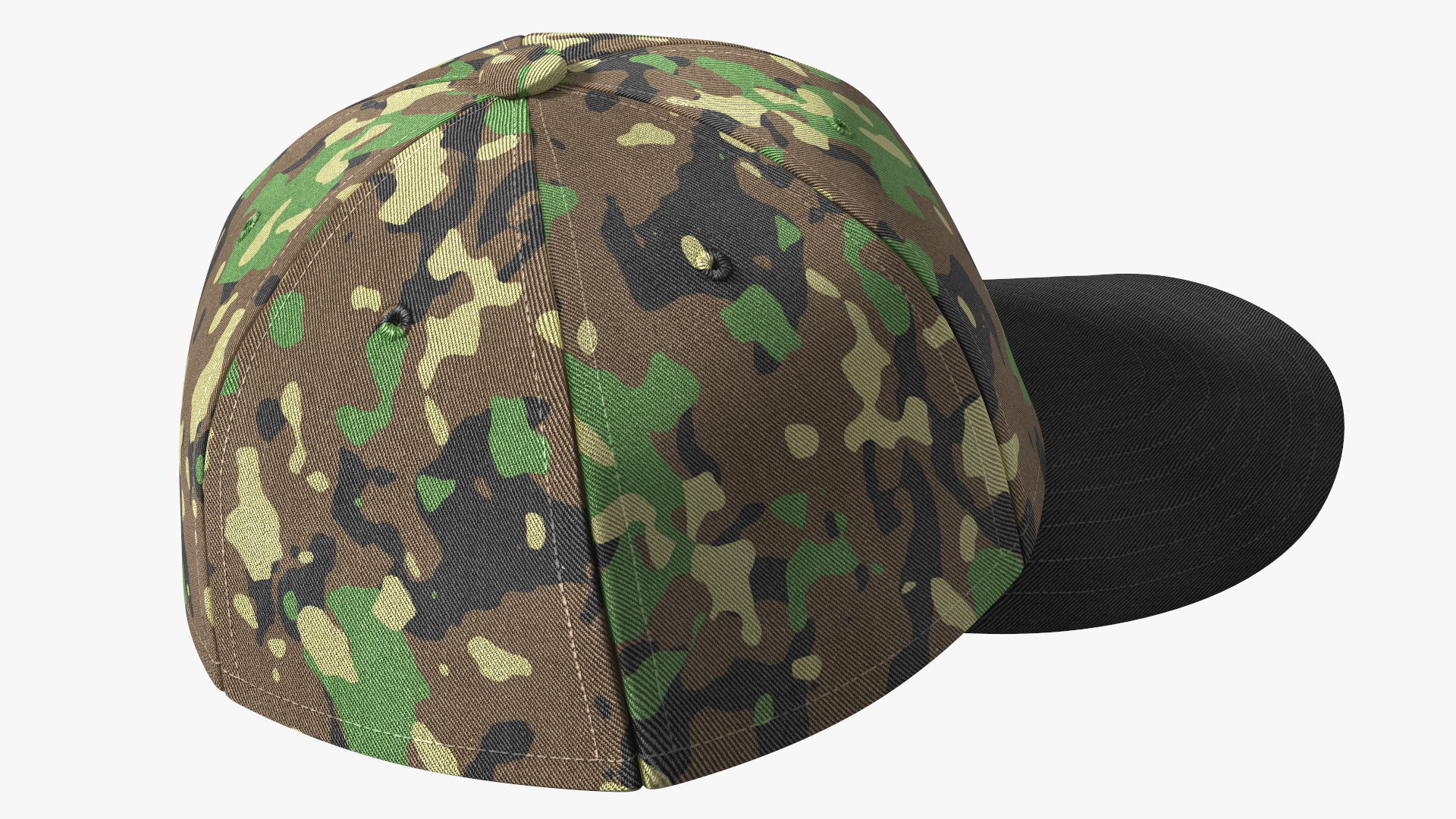 3D Baseball Cap Camouflage model