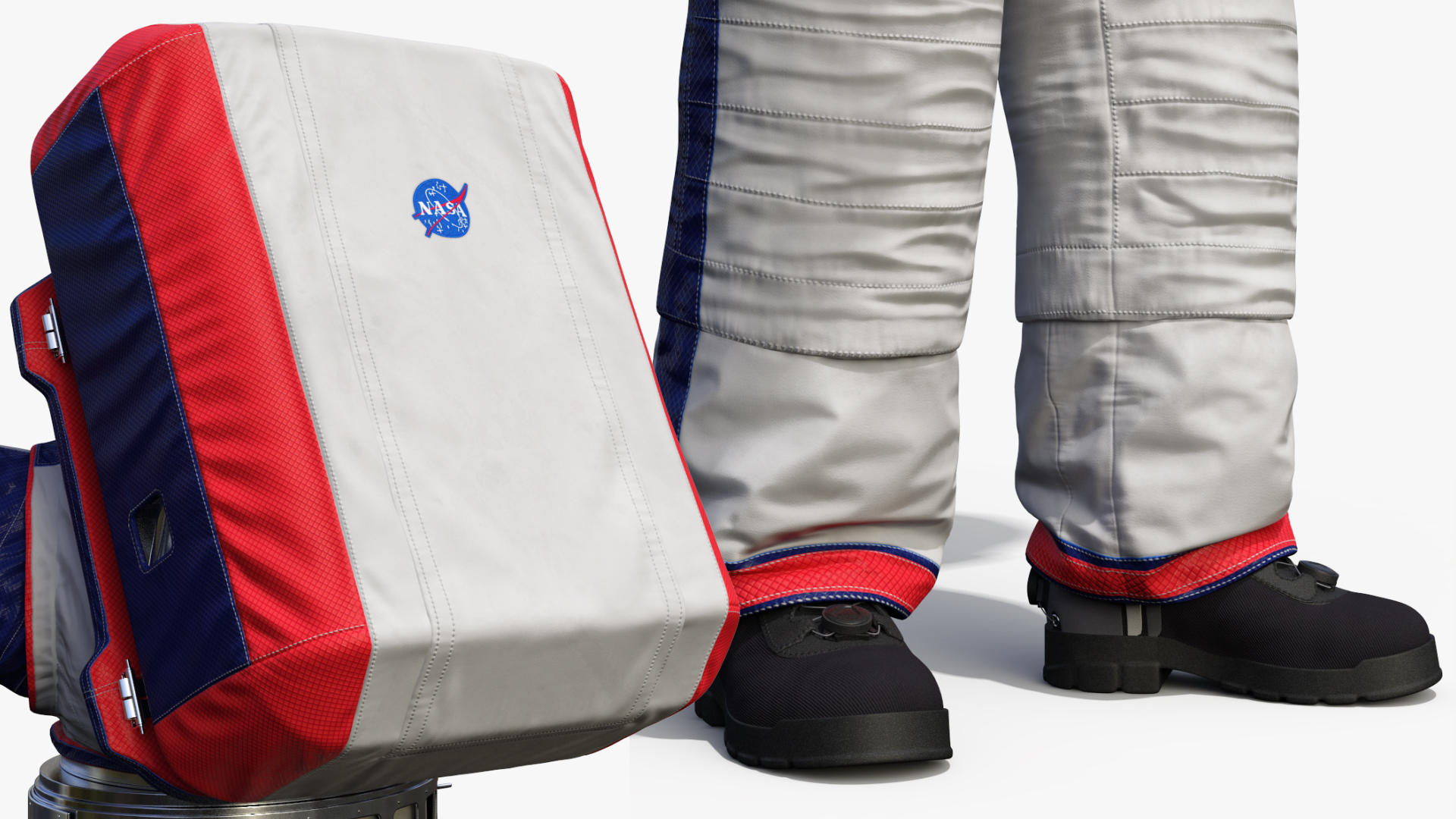 Spacesuit NASA Astronaut xEMU Greetings Pose 3D model