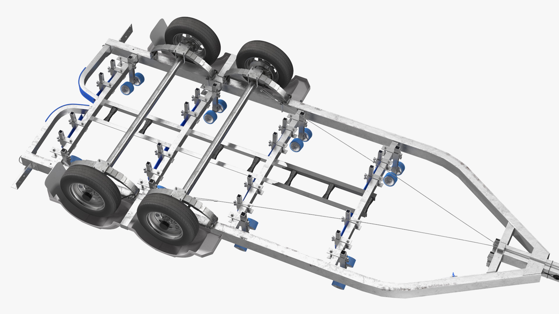 3D model Boat Trailer 7m