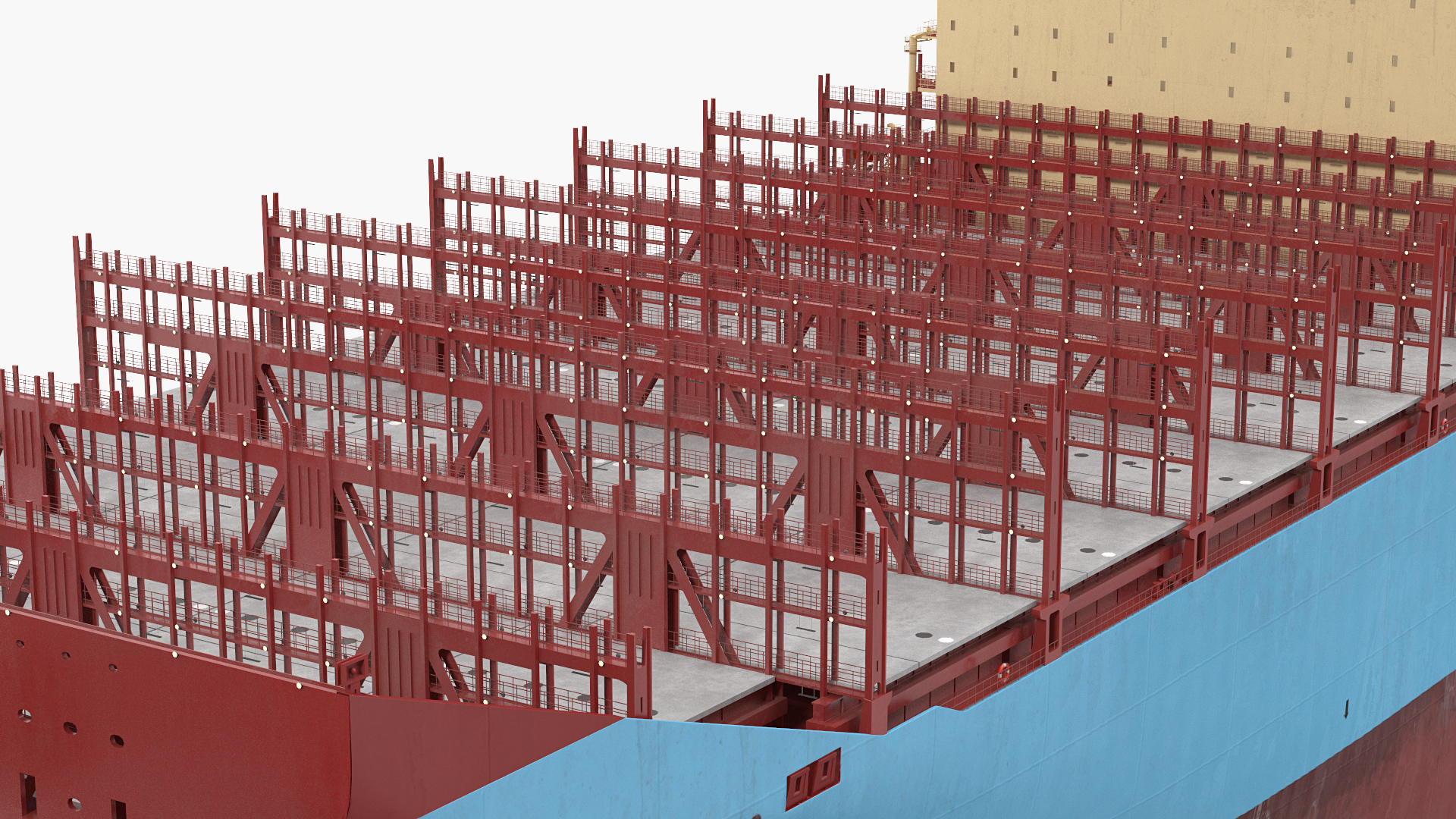 3D Maersk McKinney Moller Container Ship Empty model