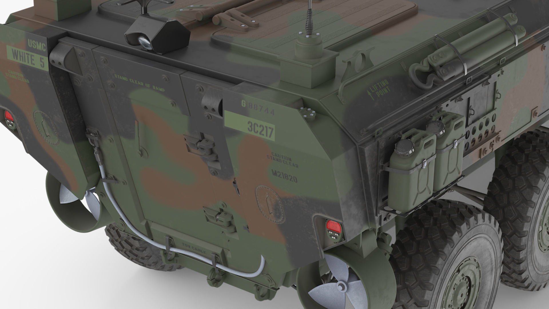 US Amphibious Combat Vehicle ACV 3D