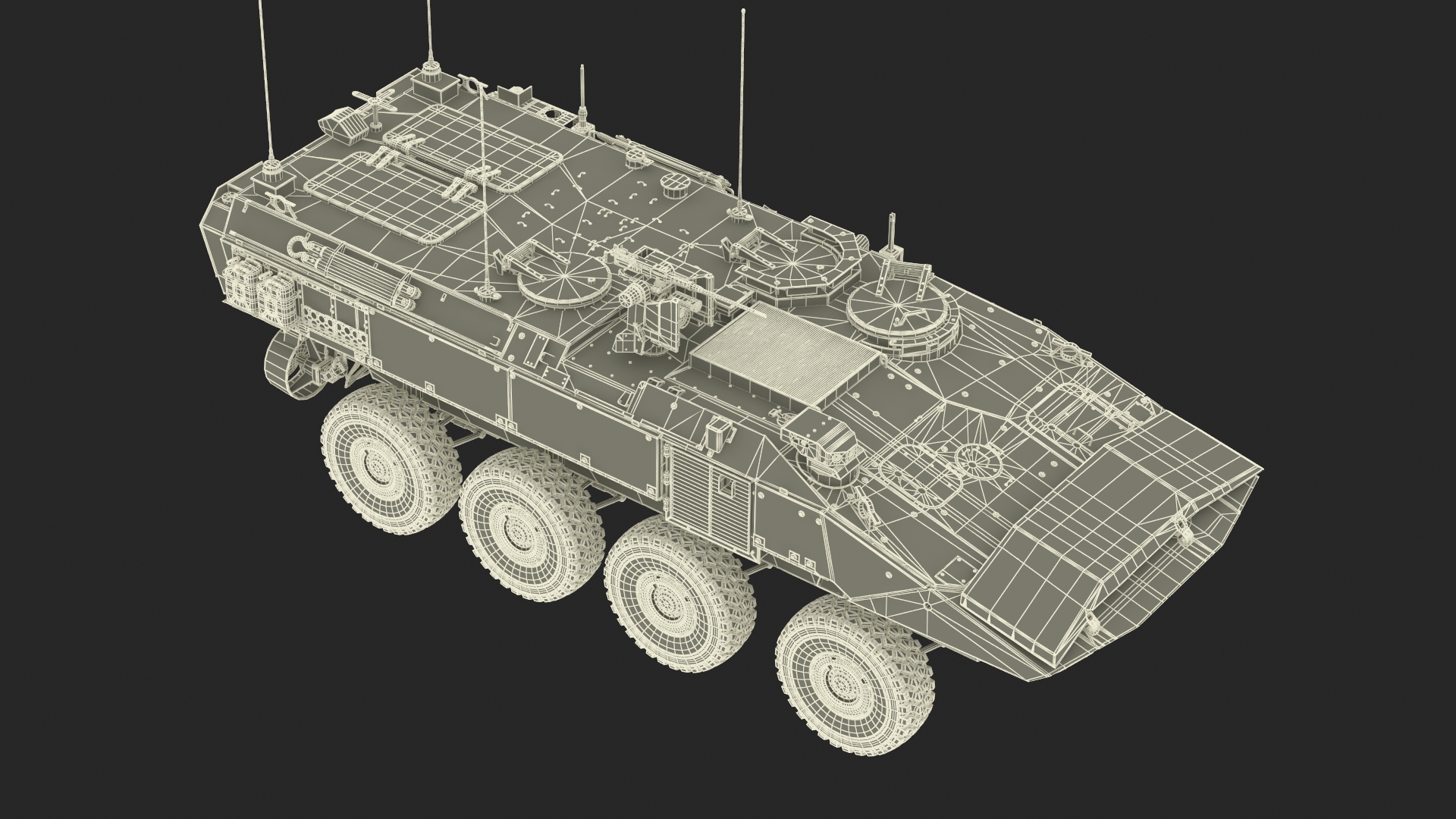 US Amphibious Combat Vehicle ACV 3D