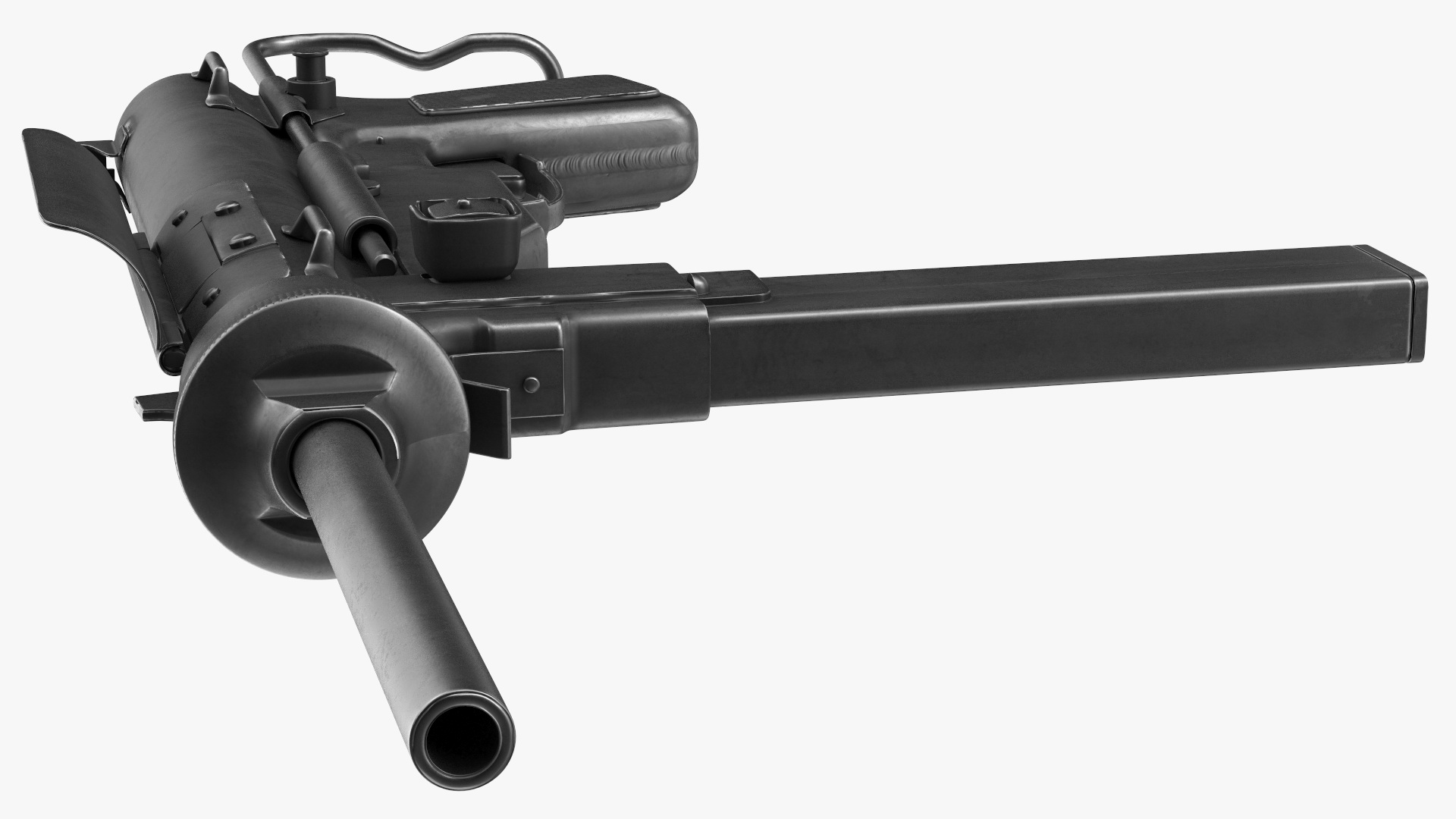 M3 Grease Gun Submachine Gun 45 Caliber 3D model