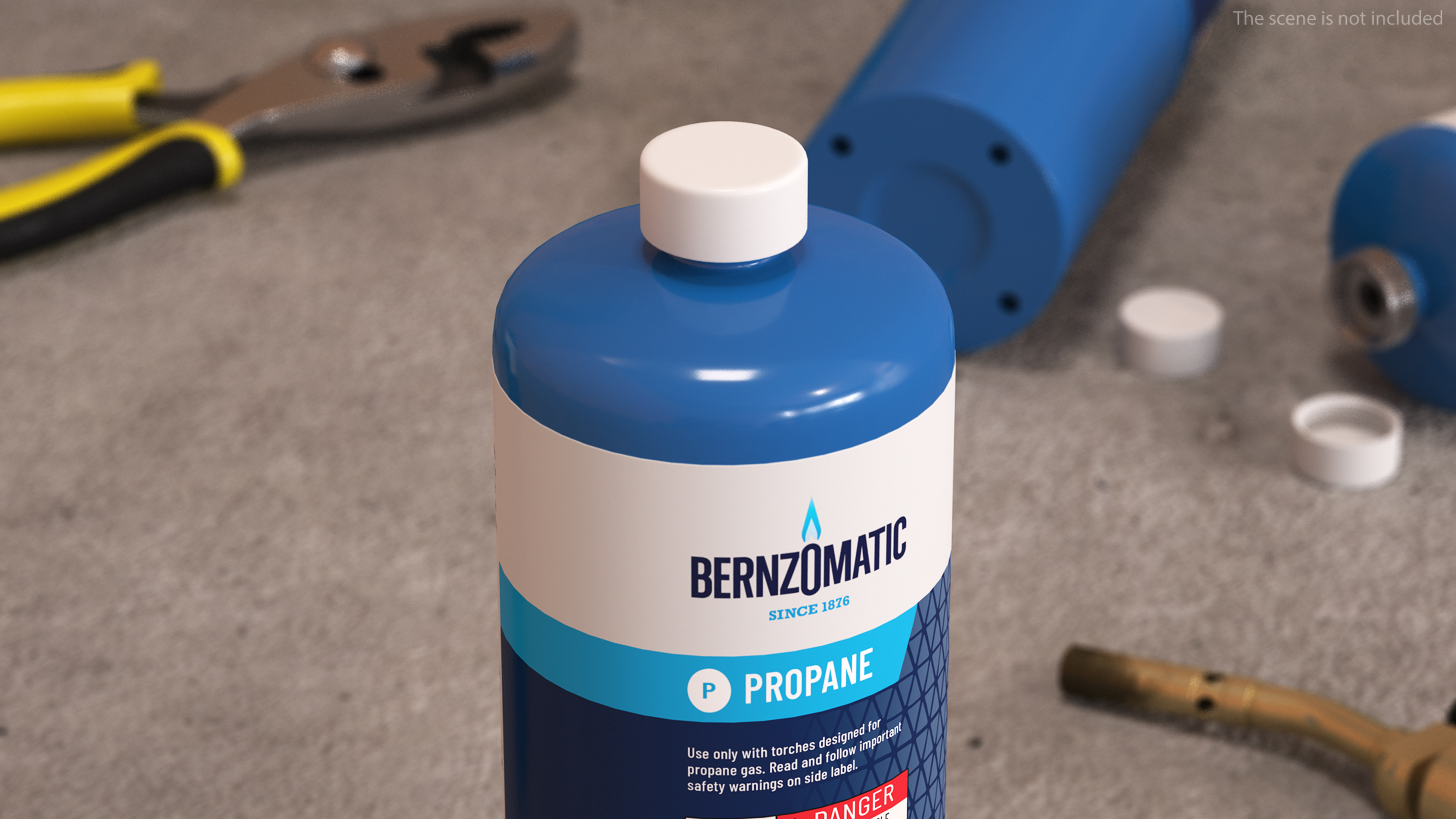 3D model Bernzomatic Propane Fuel Replacement Cylinder