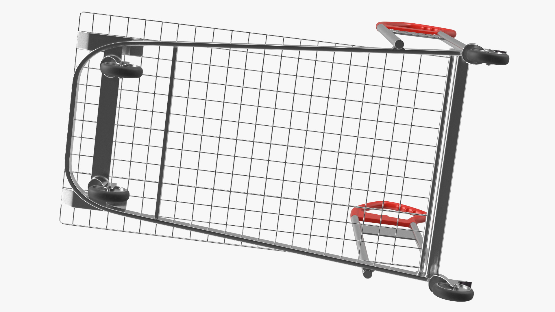 3D Cargo Flat Trolley model